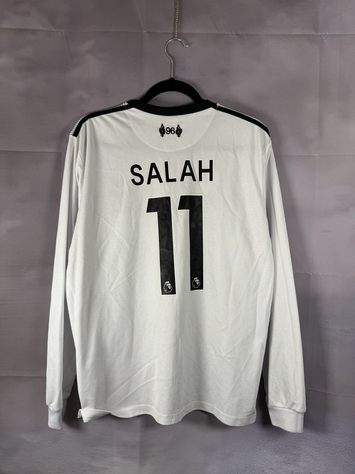 New Balance × Vintage M.SALAH Vintage Liverpool 2017/18 New Balance Jersey Large Size US L / EU 52-54 / 3 - 2 Thumbnail