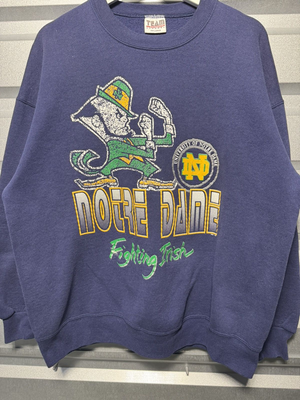 Vintage 90’s norte dame college crew neck Size US XL / EU 56 / 4 - 3 Thumbnail
