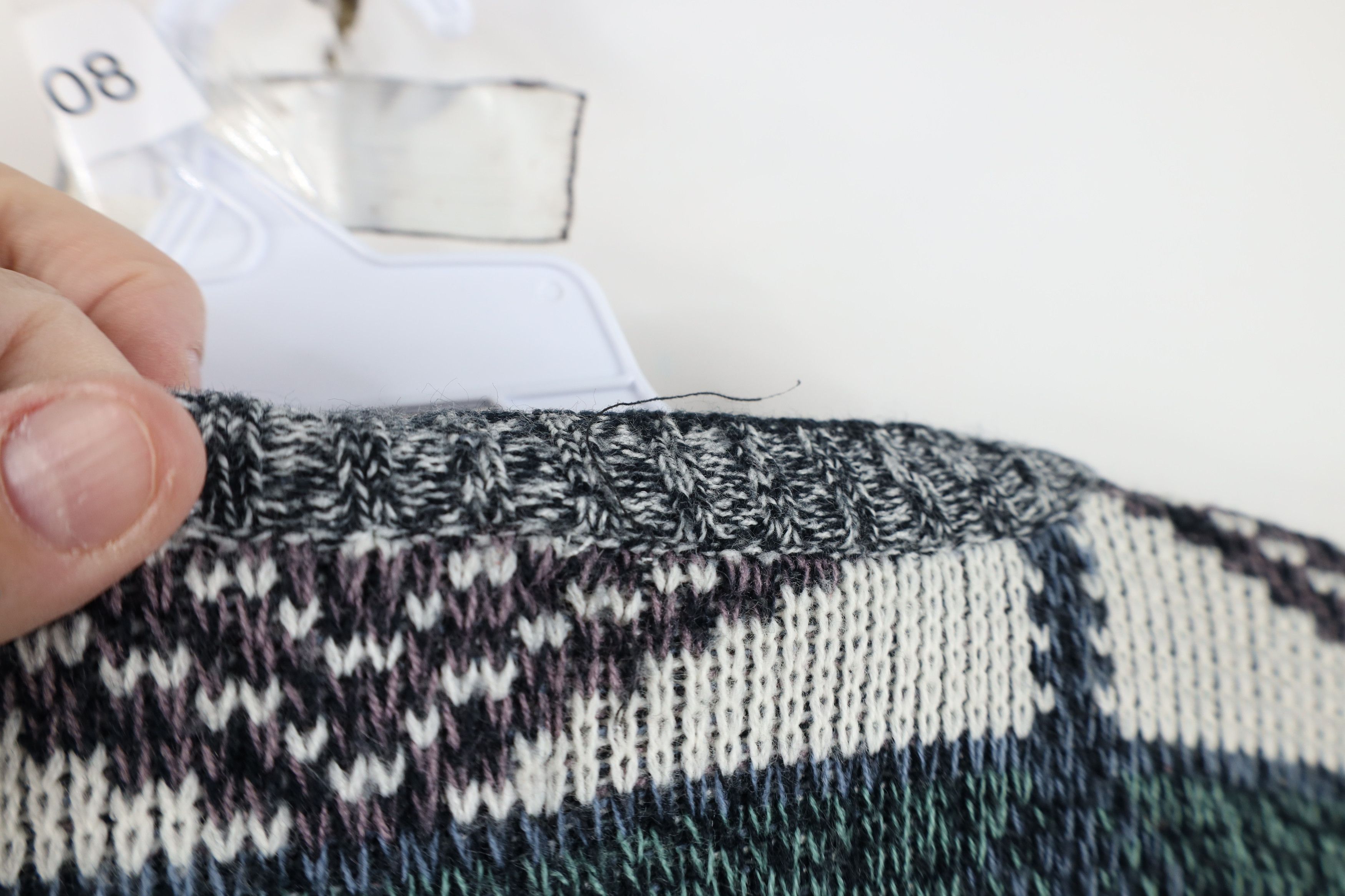 Vintage Vintage 90s Coogi Style Fair Isle Geometric Knit Sweater Size M / US 6-8 / IT 42-44 - 6 Thumbnail