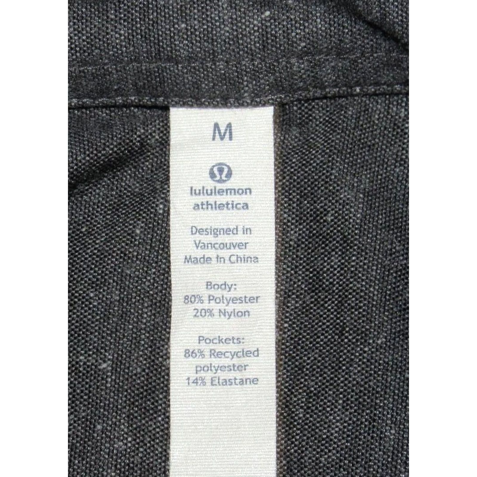 Lululemon LULULEMON Grey Short Sleeve Button Snap Shirt Medium Mens Size US M / EU 48-50 / 2 - 5 Thumbnail