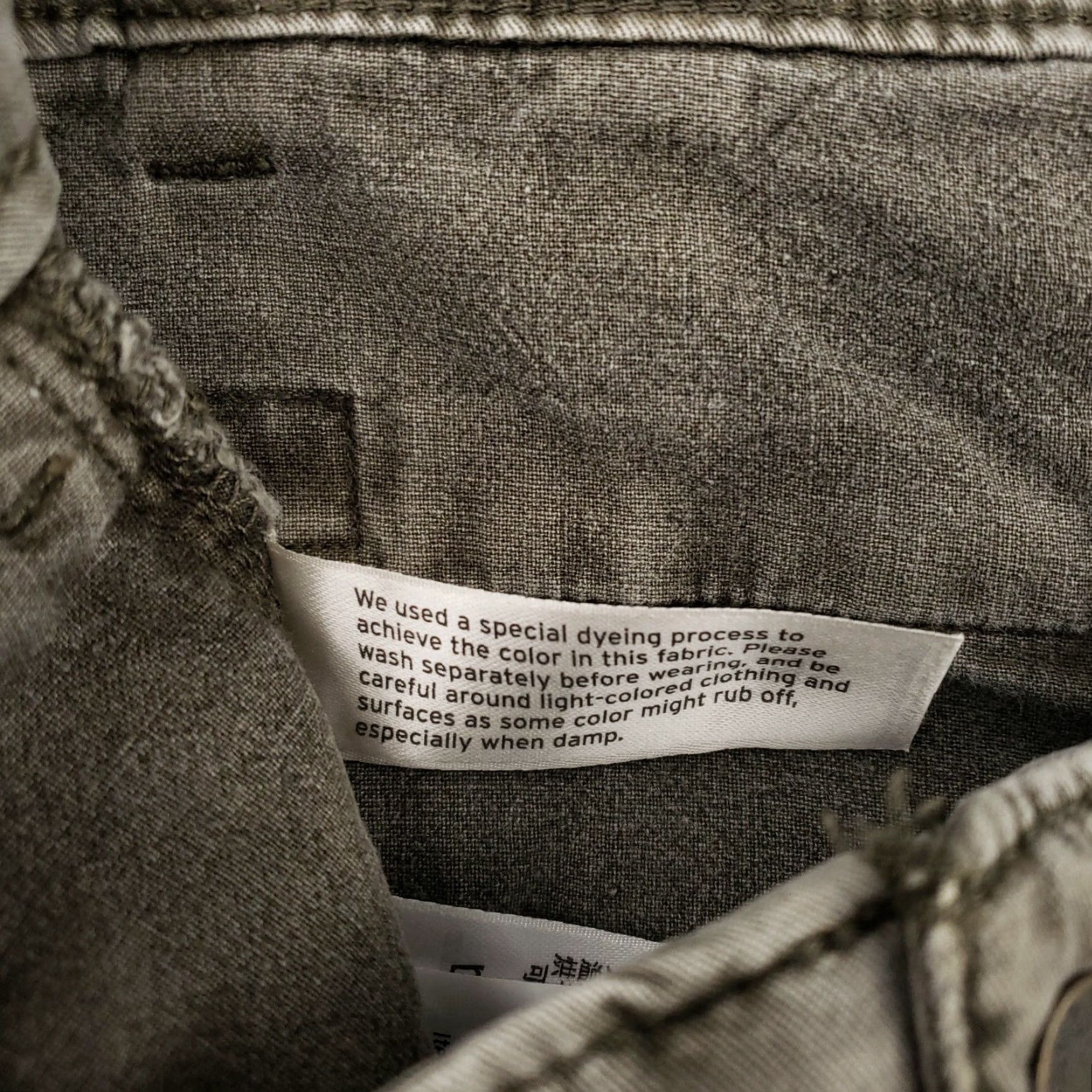 Eddie Bauer Eddie Bauer Pants Womens 4 Gray Chino Mid-Rise Straight Casual Specially Dyed Size 27" / US 4 / IT 40 - 5 Thumbnail