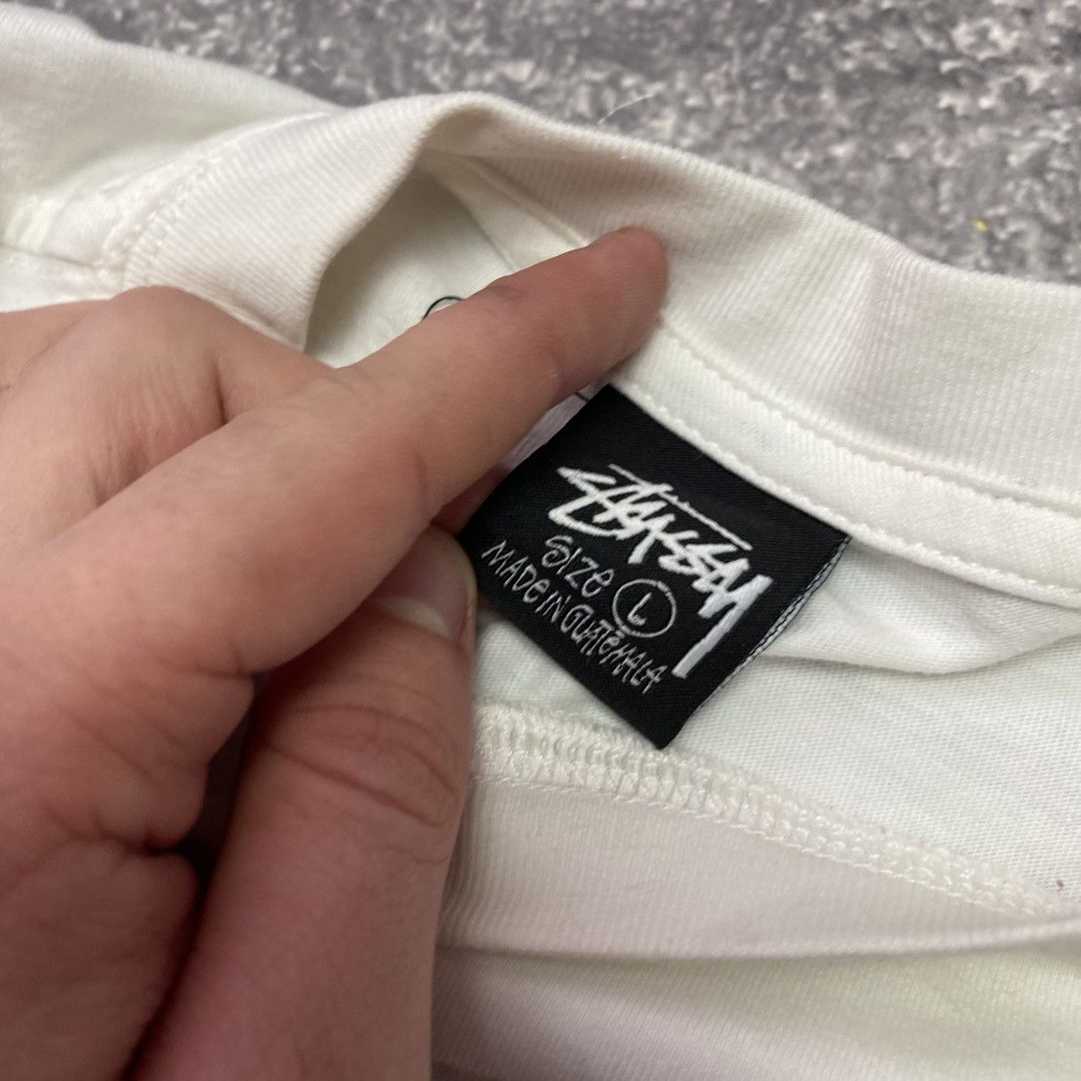 Stussy Mens Stussy Big Logo Luxury designer y2k opium tee size L Size US L / EU 52-54 / 3 - 12 Thumbnail