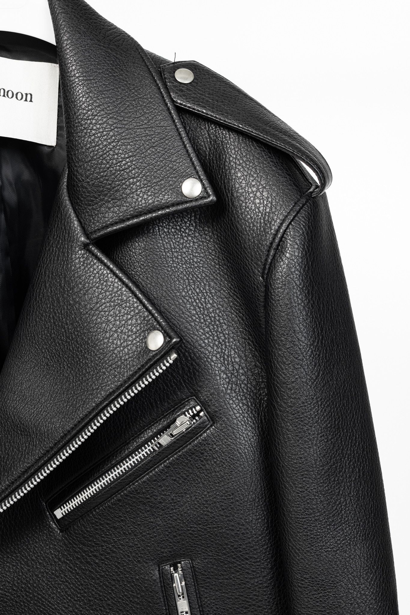 Other paper moon Oversized Vegan Leather Biker Jacket Size ONE SIZE - 5 Thumbnail