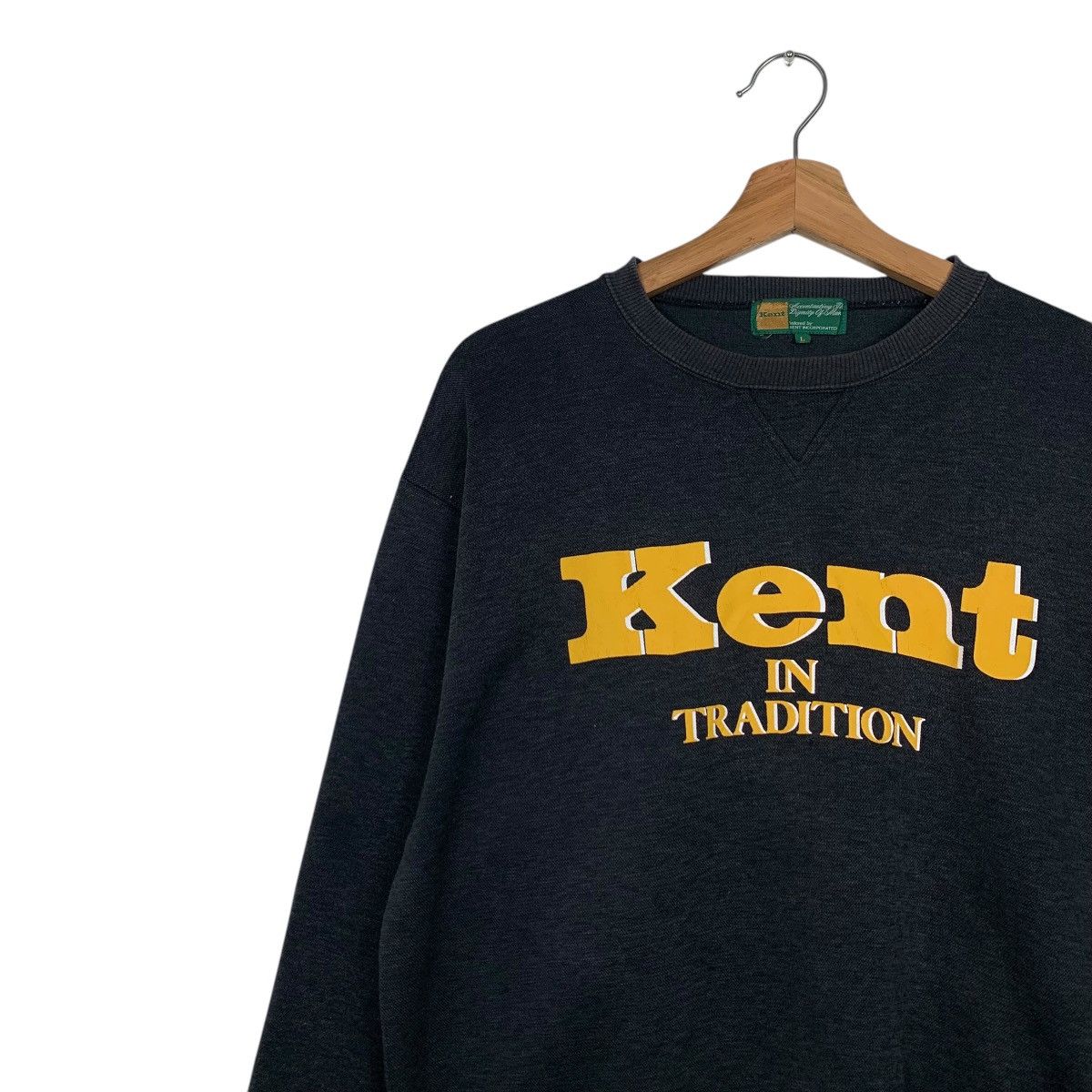 Japanese Brand KENT in Tradition Big Logo Crewneck Sweatshirt #1558-C70 Size US L / EU 52-54 / 3 - 6 Thumbnail