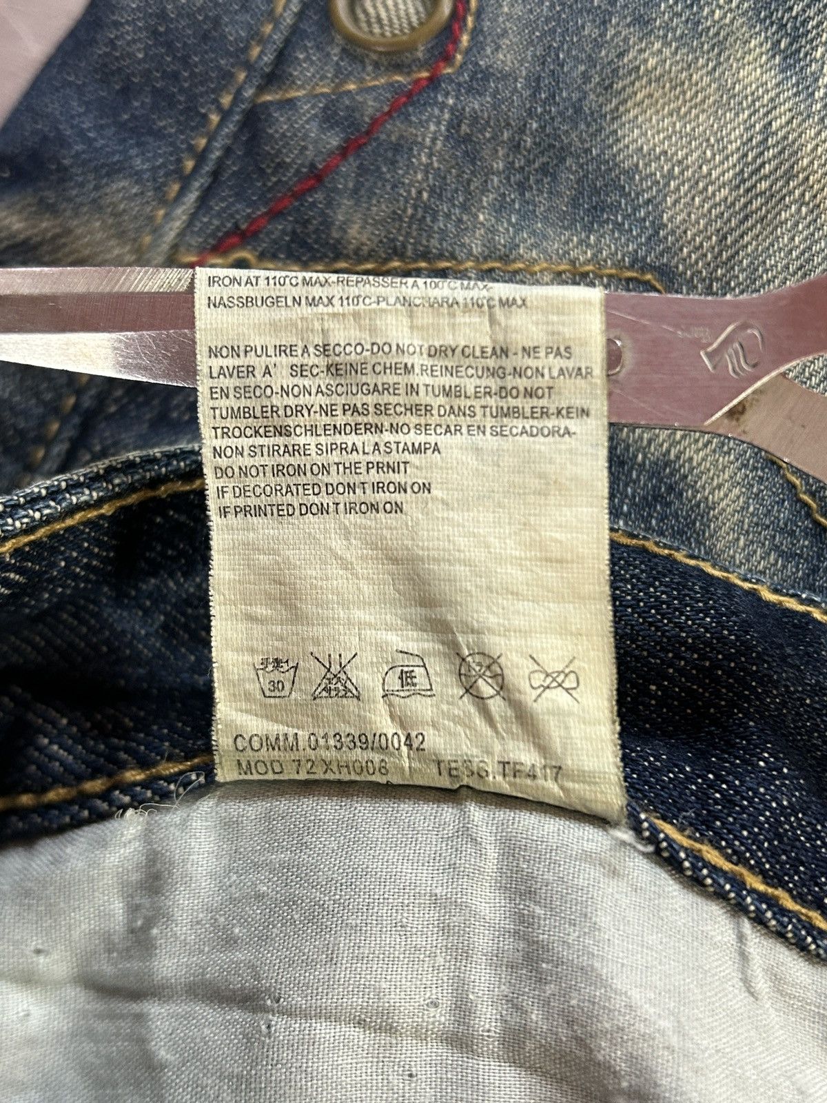G-Star × Vintage Vintage Gstar Raw Crazy Fade Rusty y2k Jeans Size US 27 - 17 Thumbnail