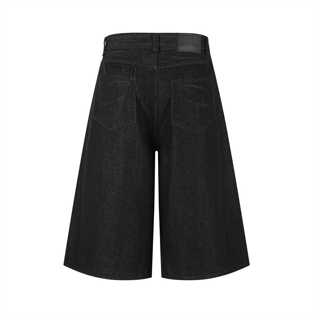 Japanese Brand Men's Vibe High-Street Loose Denim Shorts with Button Size US 32 / EU 48 - 2 Thumbnail