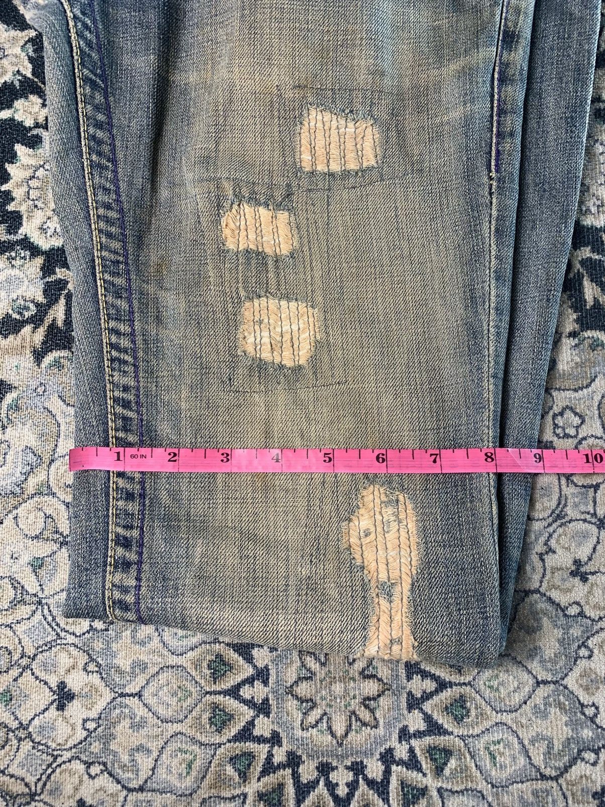 Vanquish Japanese Vanquish Distressed Jeans Size 34" / US 12 / IT 48 - 14 Thumbnail