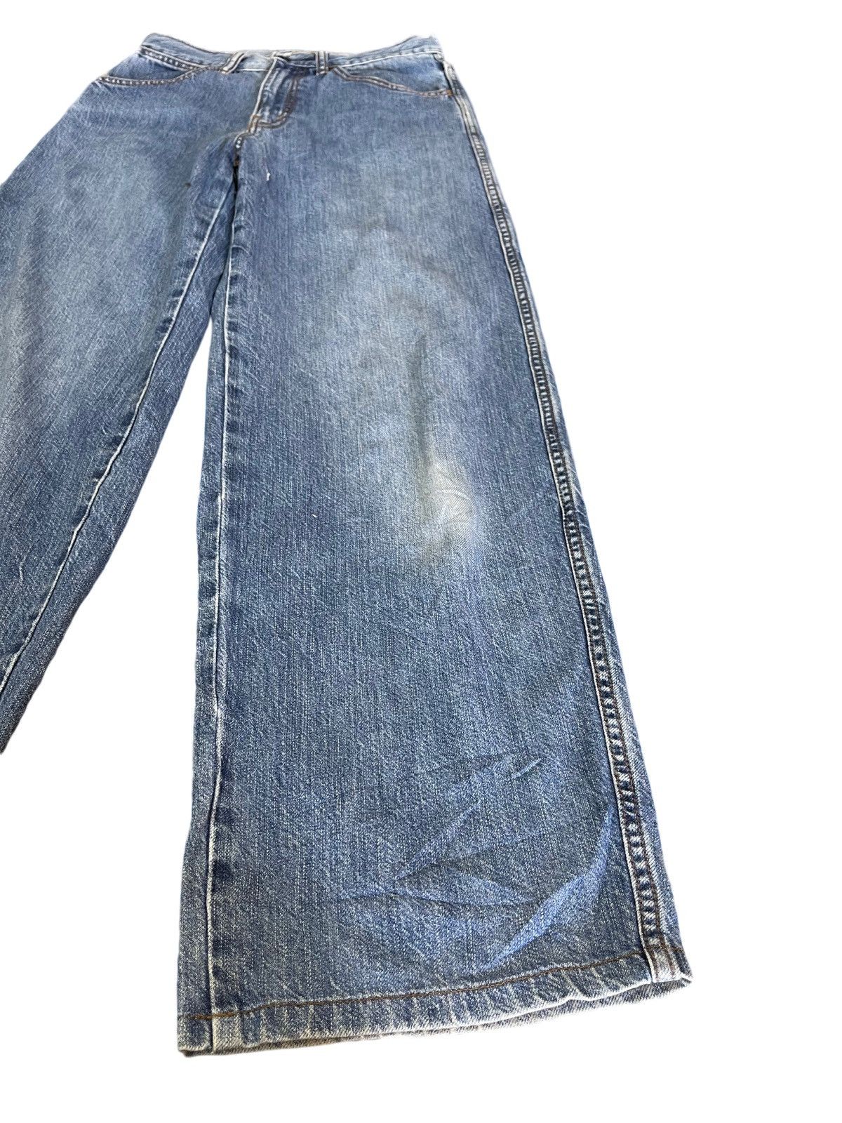 Christophe Lemaire × Uniqlo Vintage Uniqlo U Baggy Distressed Denim Size US 28 / EU 44 - 3 Thumbnail