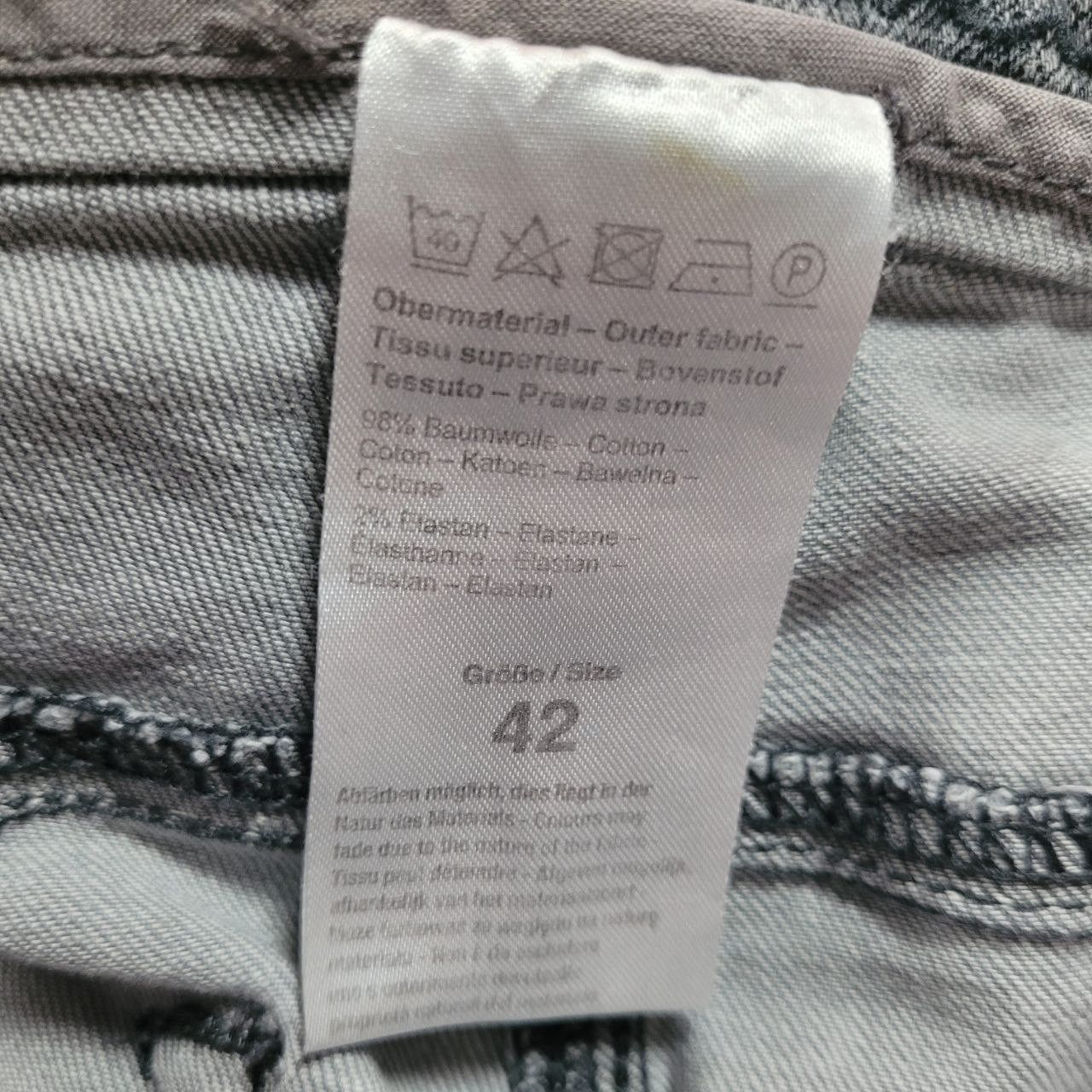 Japanese Brand BONITA DENIM Women's Gray Cotton Printed Jeans W34 L30 Size 34" / US 12 / IT 48 - 10 Thumbnail