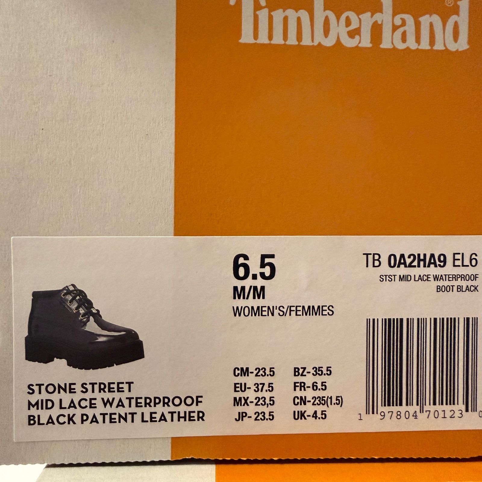 Timberland TIMBERLAND WOMEN'S 6.5 STONE STREET MID LACE WATERPROOF Size US 6.5 / IT 36.5 - 8 Thumbnail