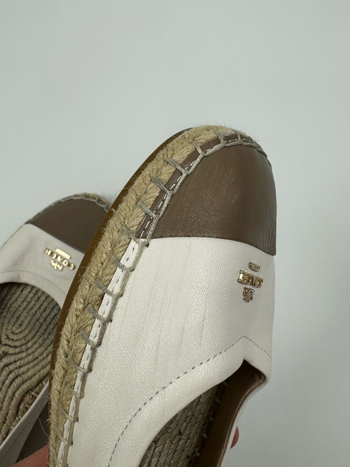 Coach Coach Leather Espadrilles Shoes Size 7.5 Size US 7.5 / IT 37.5 - 9 Thumbnail