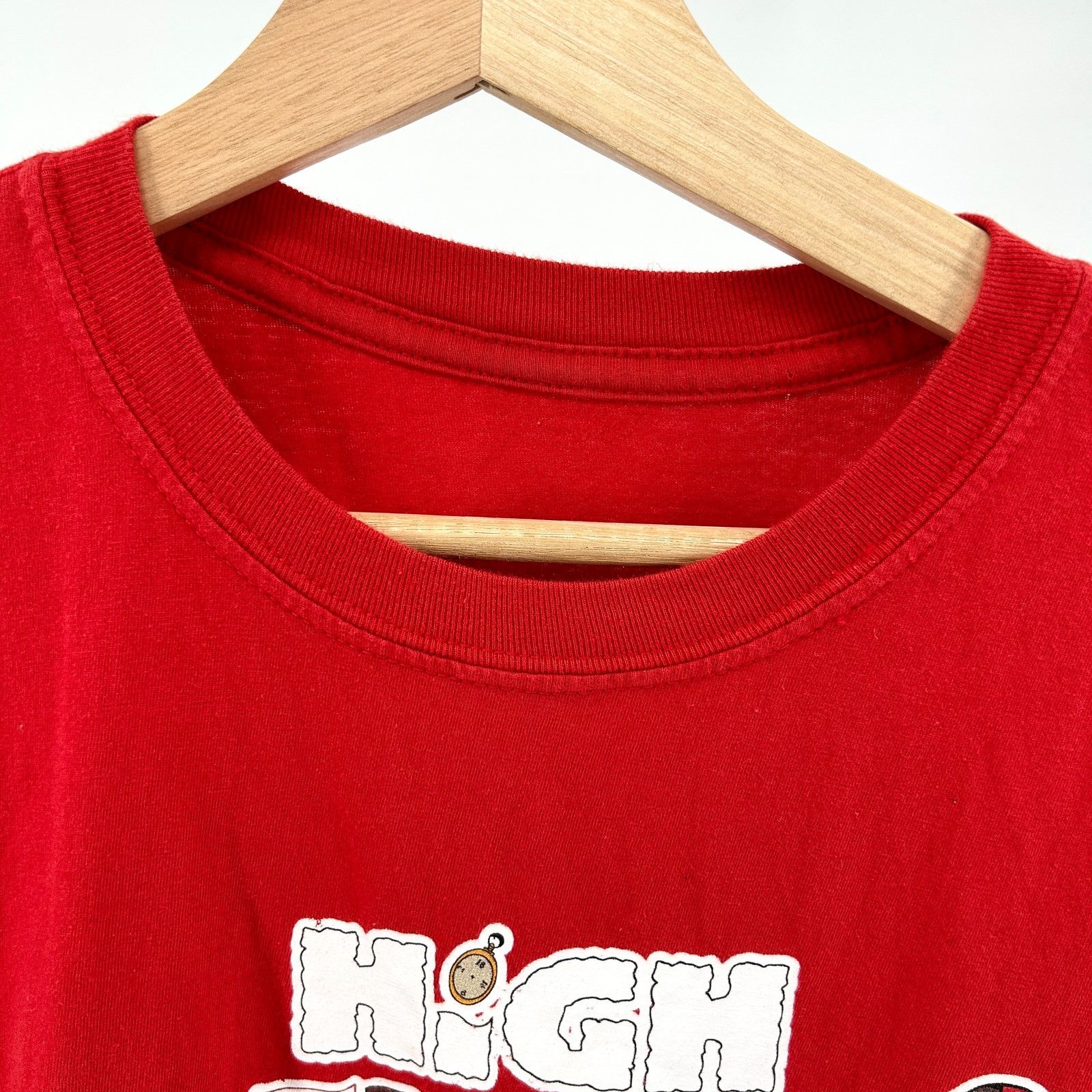Vintage Y2K High Timez Red Graphic Cannabis Culture T-Shirt Size US M / EU 48-50 / 2 - 4 Thumbnail