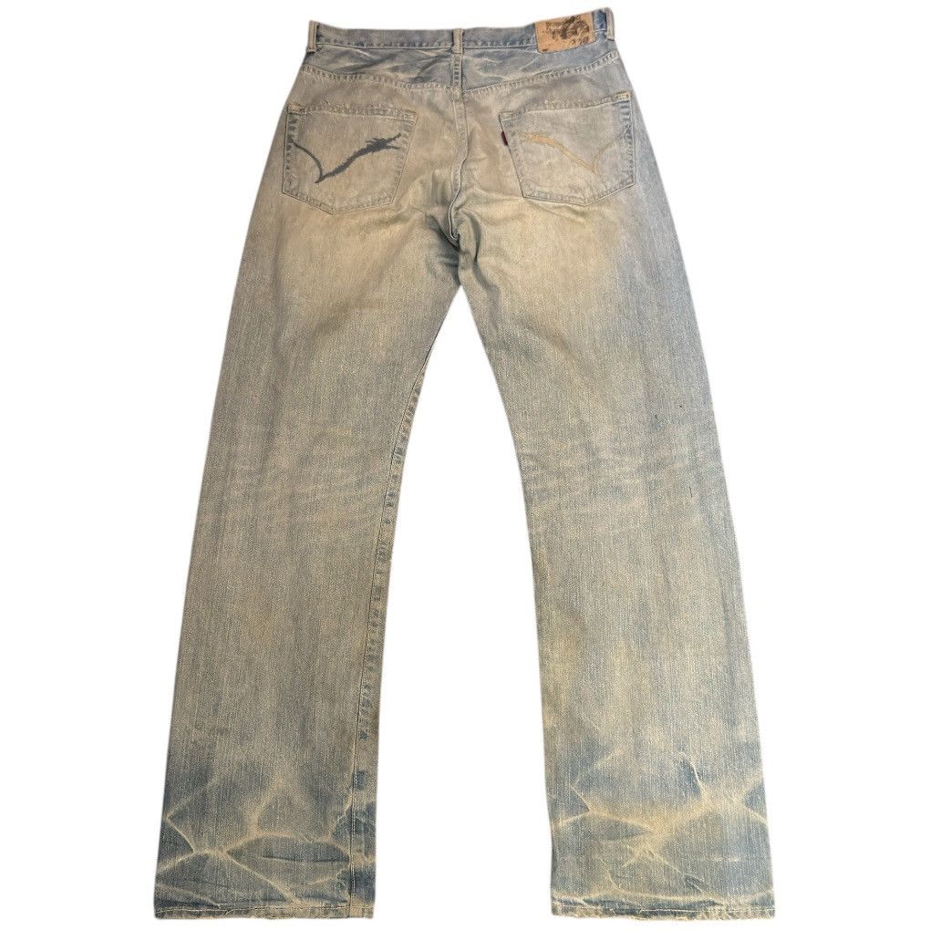 14th Addiction 🔥🇯🇵 Japanese Seditionaries Dragon Spiral Rusty Dirty Denim Size US 32 / EU 48 - 2 Thumbnail
