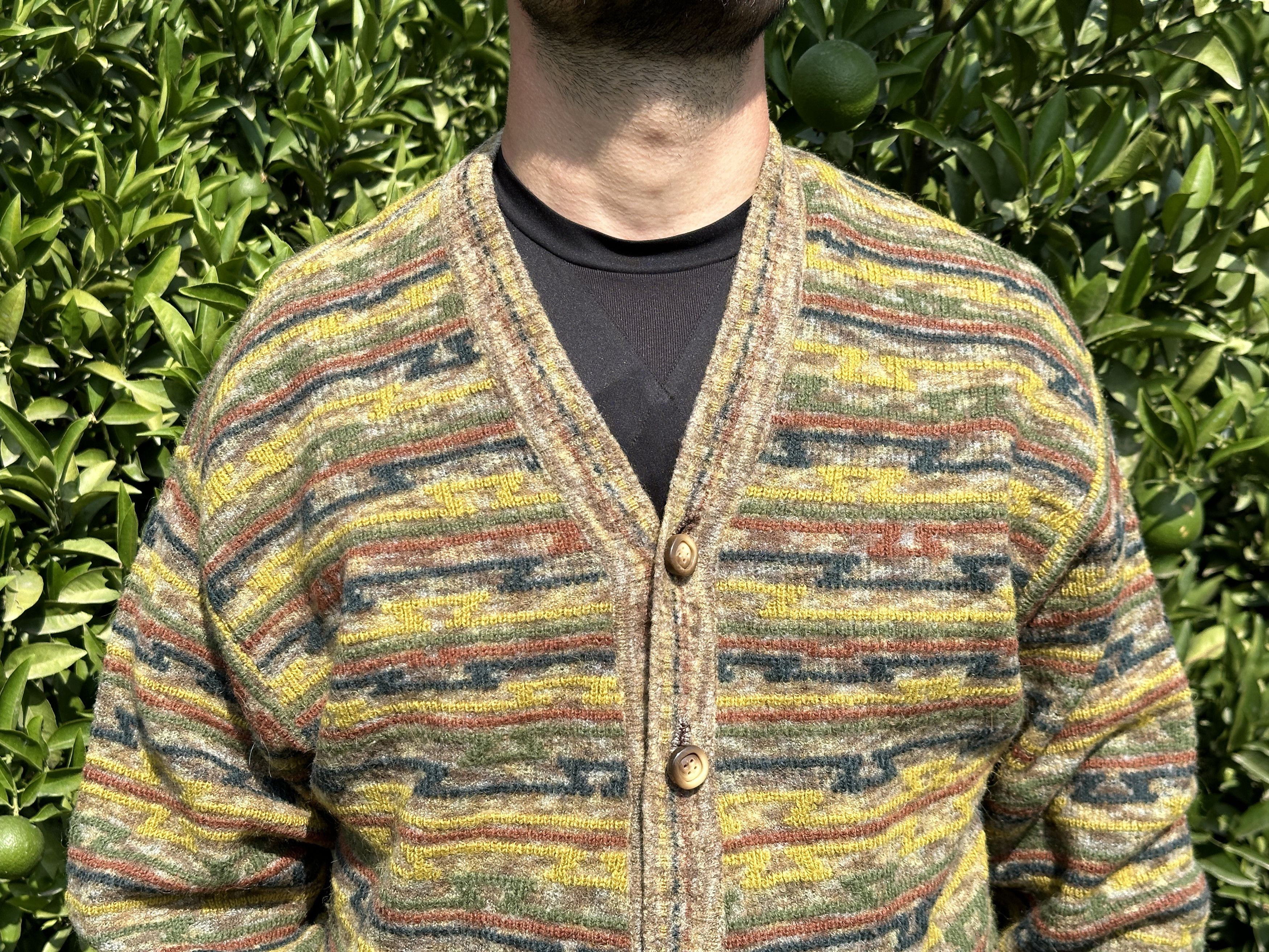 Missoni 1992 Missoni Cardigan 3D Knit Retro Jeresy Size 54 L XL Size US L / EU 52-54 / 3 - 3 Thumbnail
