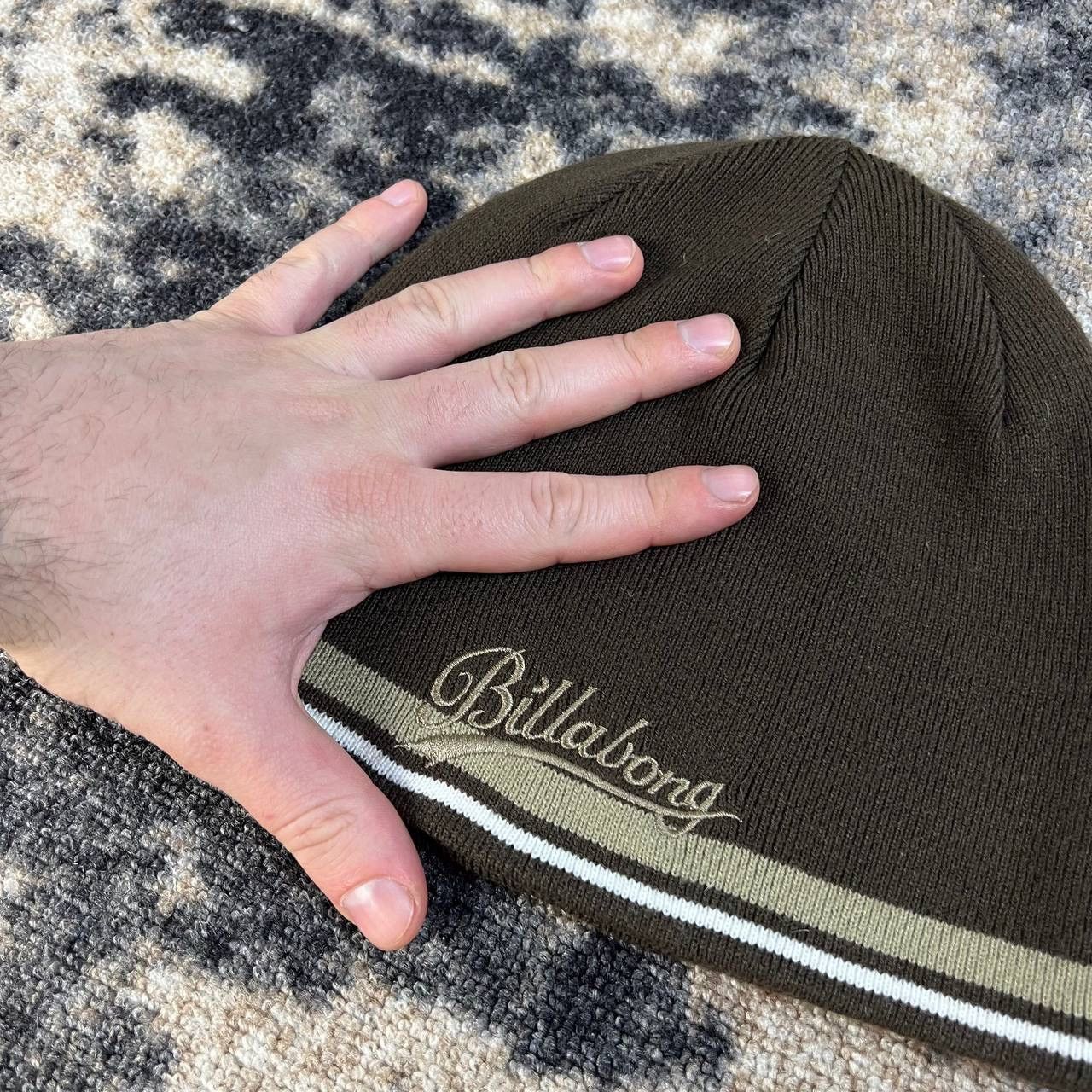 Billabong Billabong Vintage Y2K Mini Logo Two-Sides Beanie Hat Size ONE SIZE - 2 Thumbnail