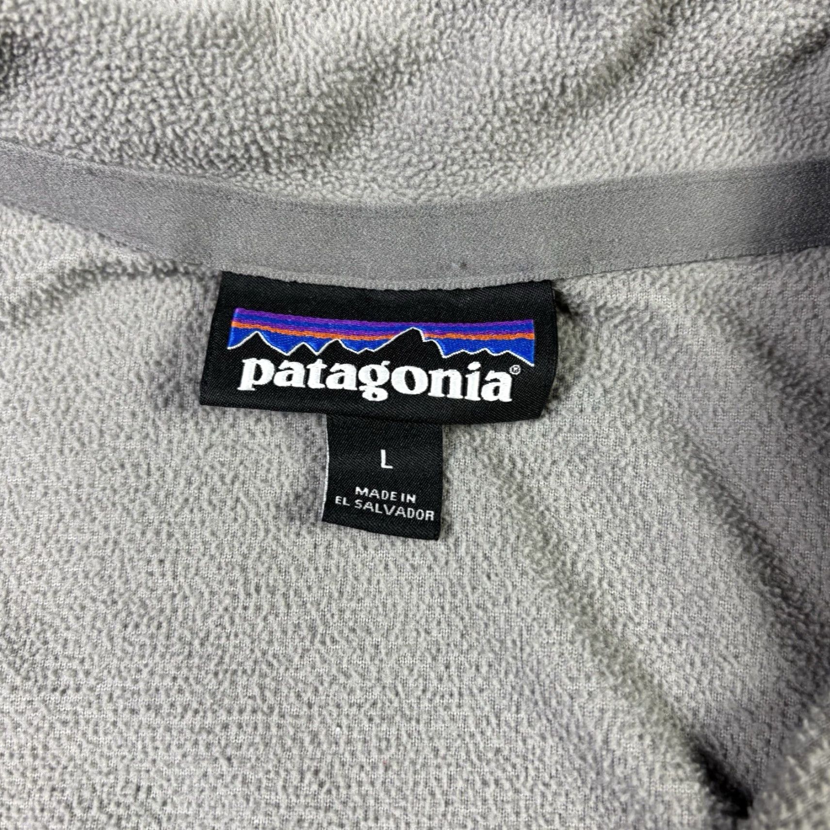 Patagonia Patagonia Fleece Q-Zip Pullover Sweater Grey Mens Large Embroidered Logo Size US L / EU 52-54 / 3 - 5 Thumbnail