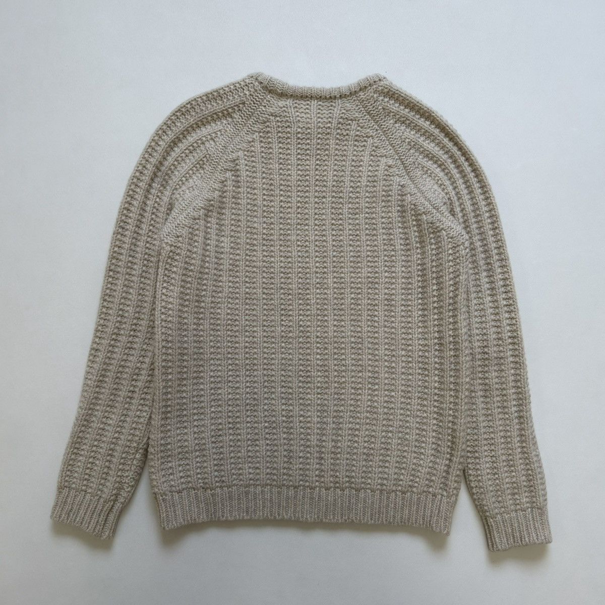 Our Legacy Cream Wool Fisherman’s Textured Sweater Size US M / EU 48-50 / 2 - 13 Thumbnail