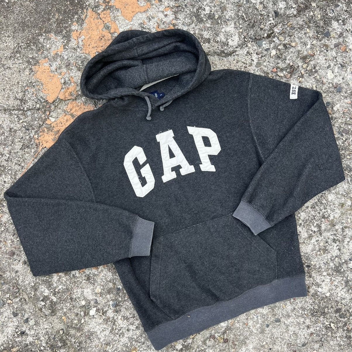 Gap × Vintage Vintage 90s GAP Athletic fleece hoodie Y2K Size US S / EU 44-46 / 1 - 2 Thumbnail