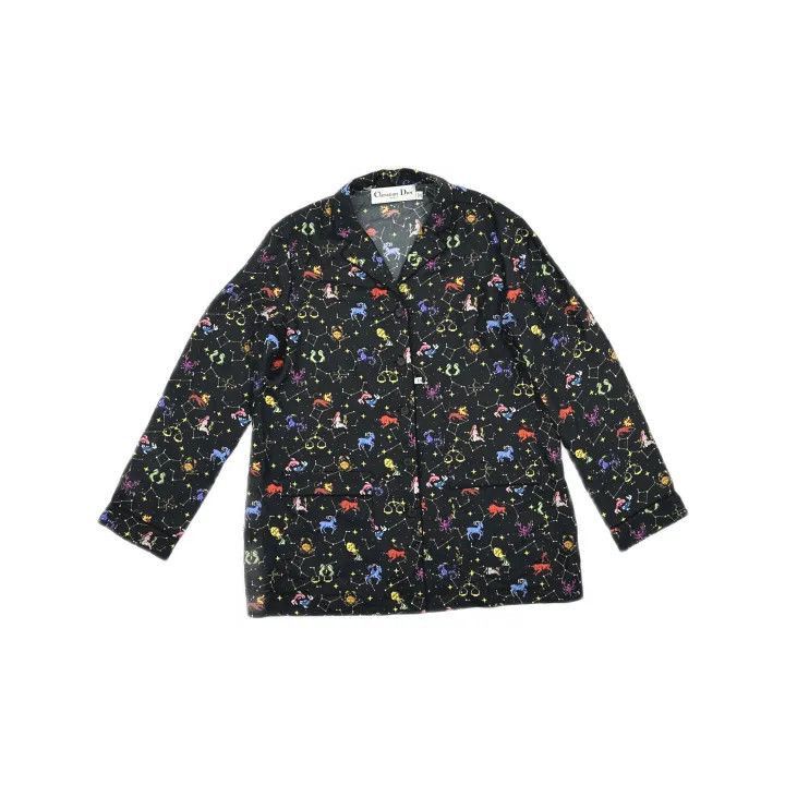 Dior Dior FW22 Zodiac Pattern Long Sleeve Shirt 0079-2507 Size M / US 6-8 / IT 42-44 - 2 Thumbnail