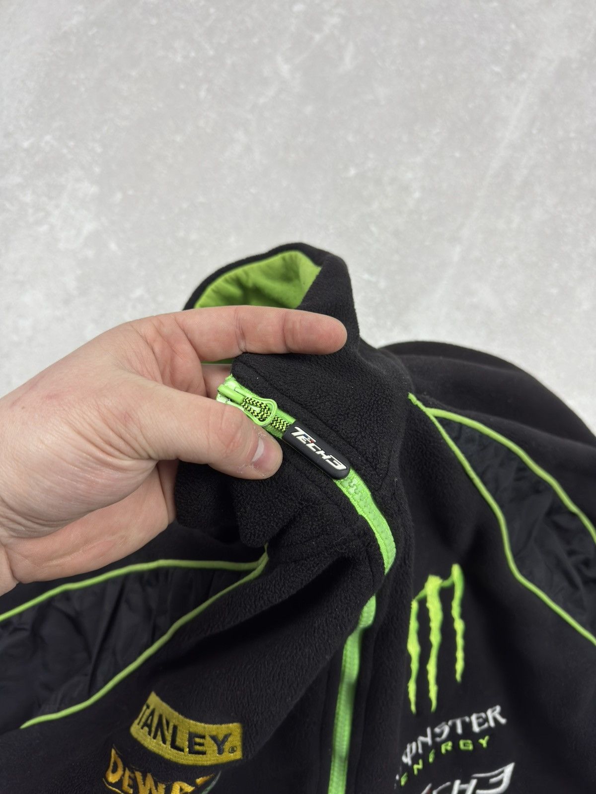 Fox Racing Monster Energy Tech3 MotoGP Vintage Racing Fleece Jacket Y2K Size US S / EU 44-46 / 1 - 7 Thumbnail