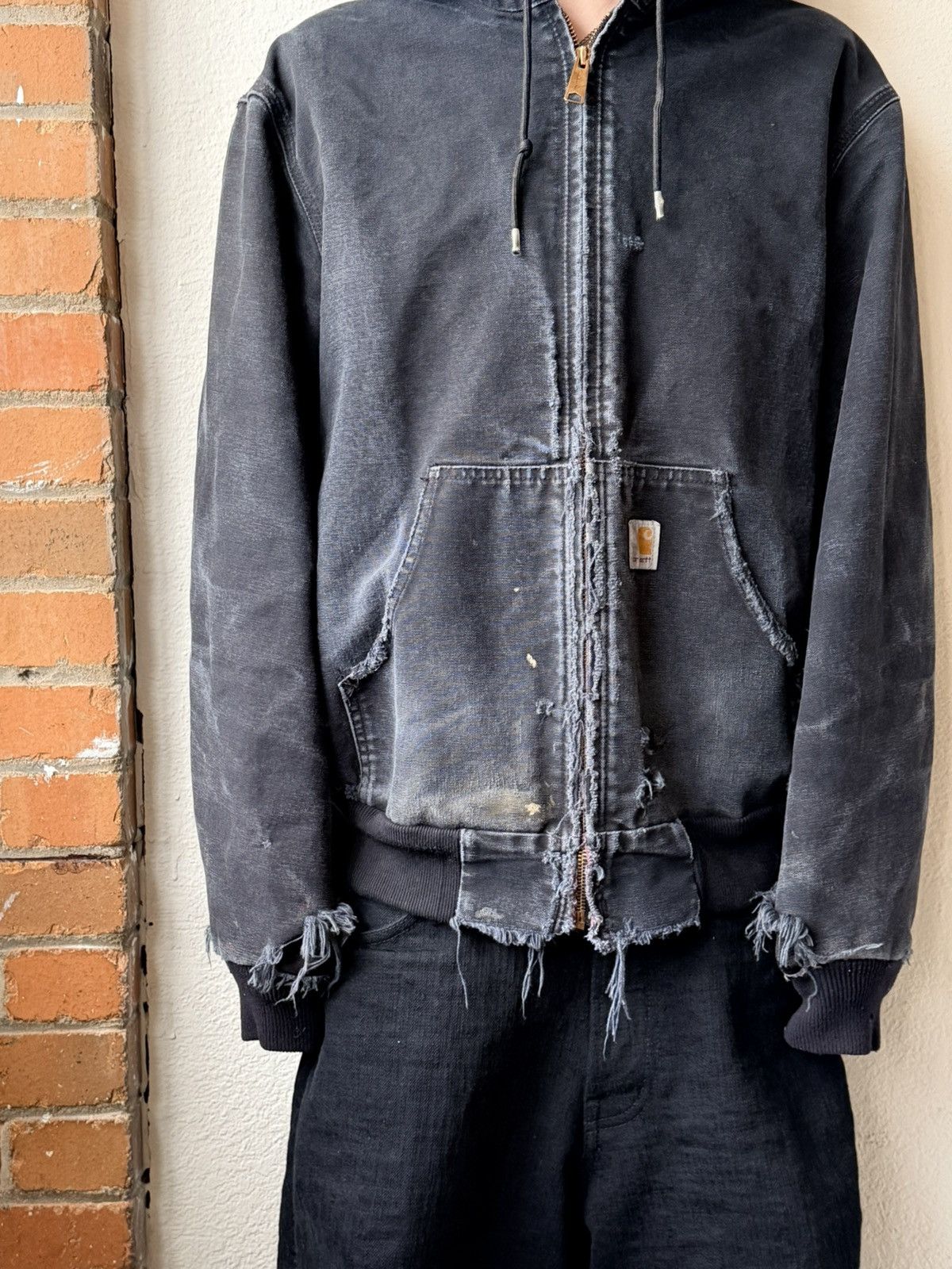 Carhartt Carhartt Distressed Work Wear Jacket Size US L / EU 52-54 / 3 - 2 Thumbnail