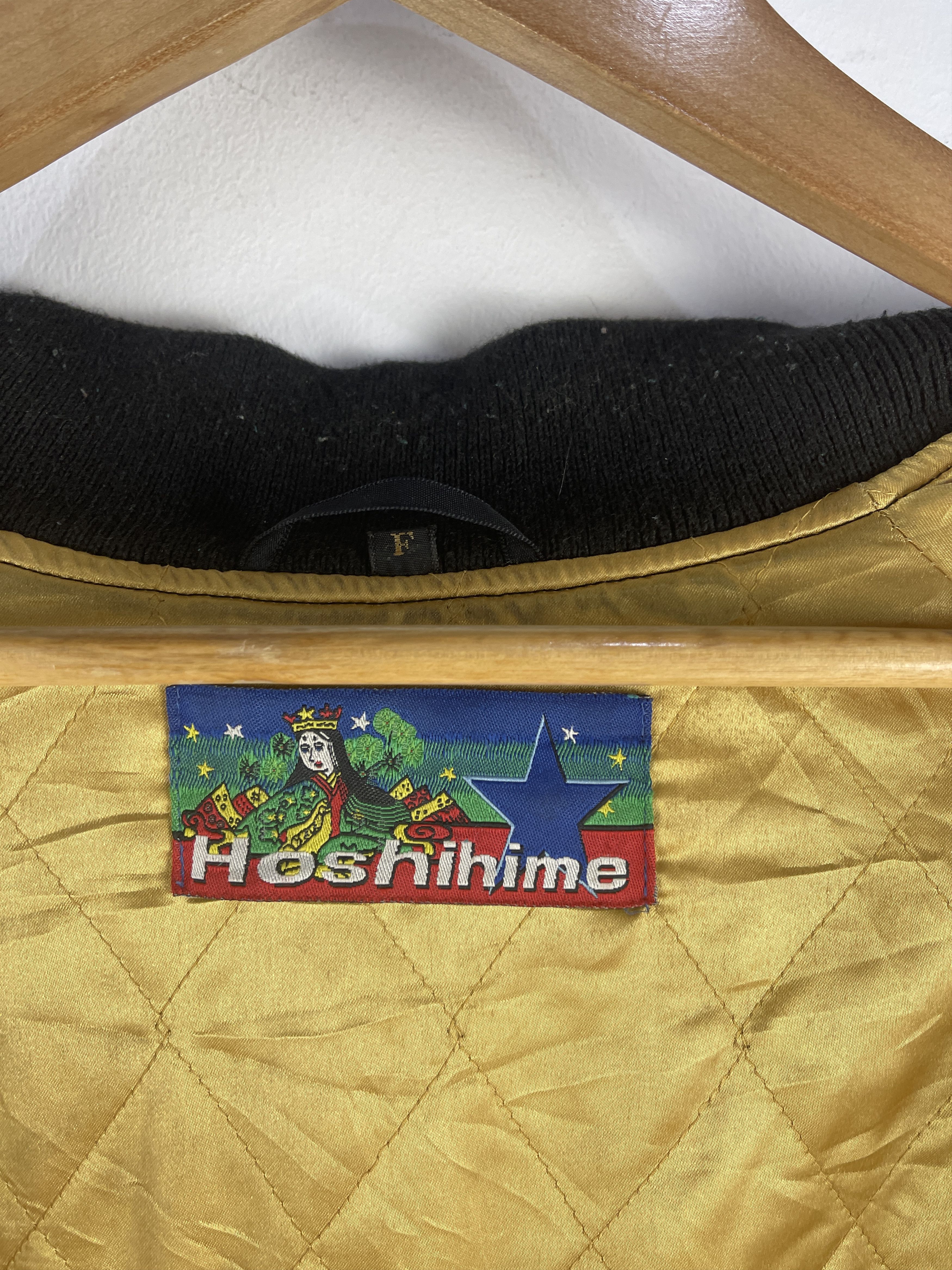Japanese Brand Vintage Hoshihime Dragon Sukajan Jacket Black Velvet Feel Size US L / EU 52-54 / 3 - 15 Thumbnail