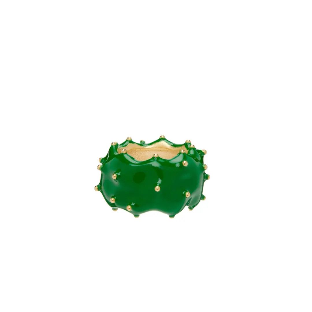 Bottega Veneta o1n1vont0425 Size: 21 / Cacti Ring in Parakeet Size ONE SIZE - 1 Thumbnail
