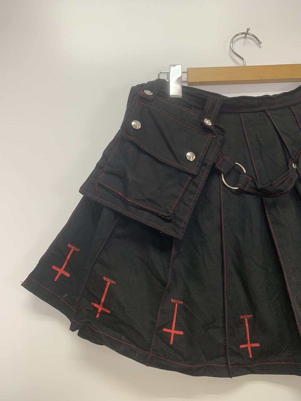 Japanese Brand × Vintage Vintage Creedence Punk skirt Size 26" / US 2 / IT 38 - 4 Thumbnail