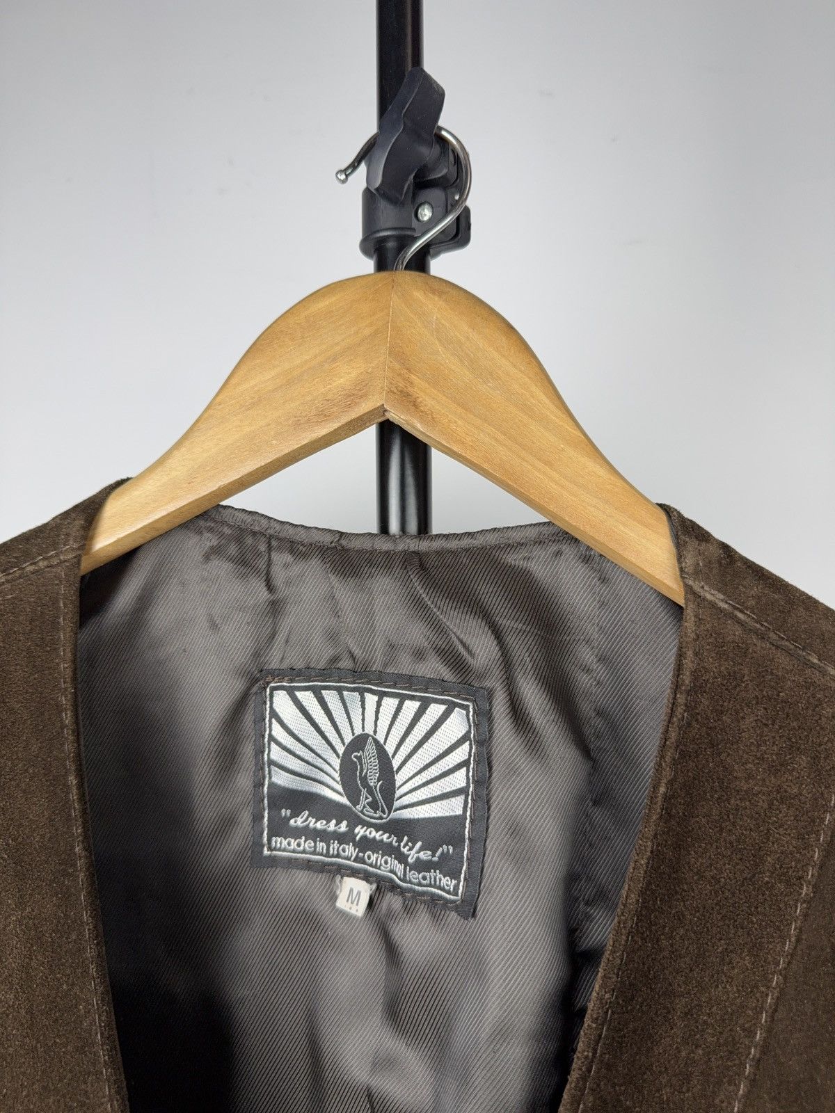 Leather Vintage 90s Cowboy Western USA Retro Suede Leather Vest Size US M / EU 48-50 / 2 - 4 Thumbnail