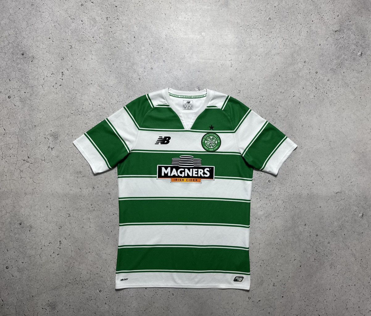 New Balance New Balance FC Celtic 2015/2016 Vintage Soccer Jersey Size US S / EU 44-46 / 1 - 1 Thumbnail