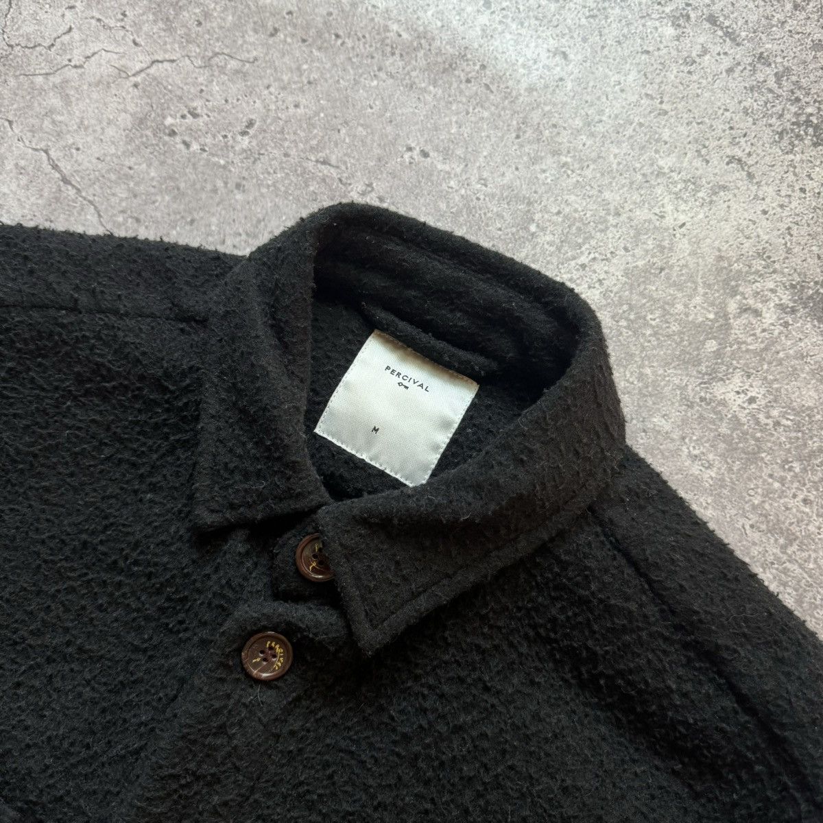 Percival Percival Black Overshirt Size US M / EU 48-50 / 2 - 2 Thumbnail