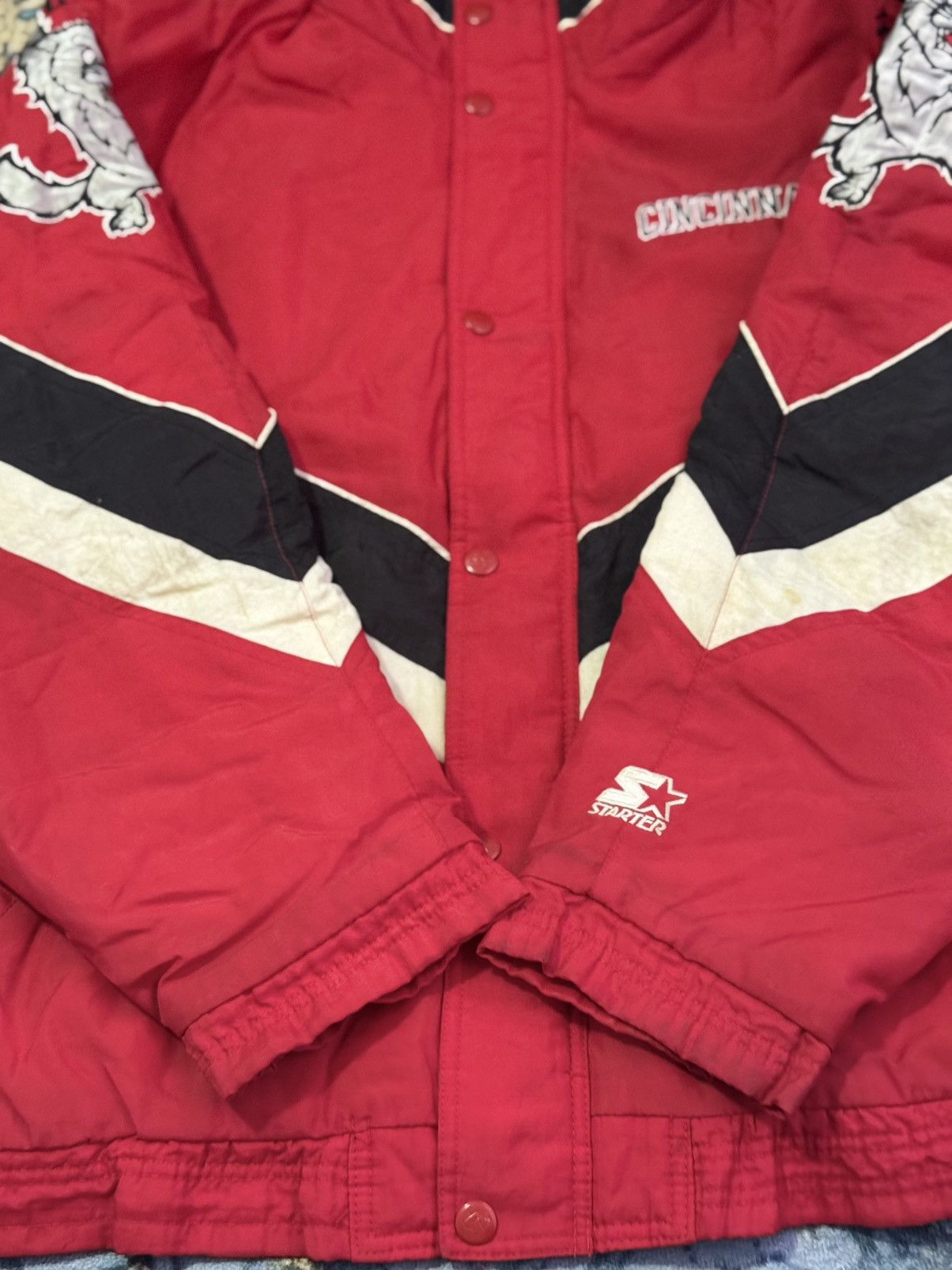 Starter Cincinnati Bearcats Starter Jacket Size US XL / EU 56 / 4 - 8 Thumbnail