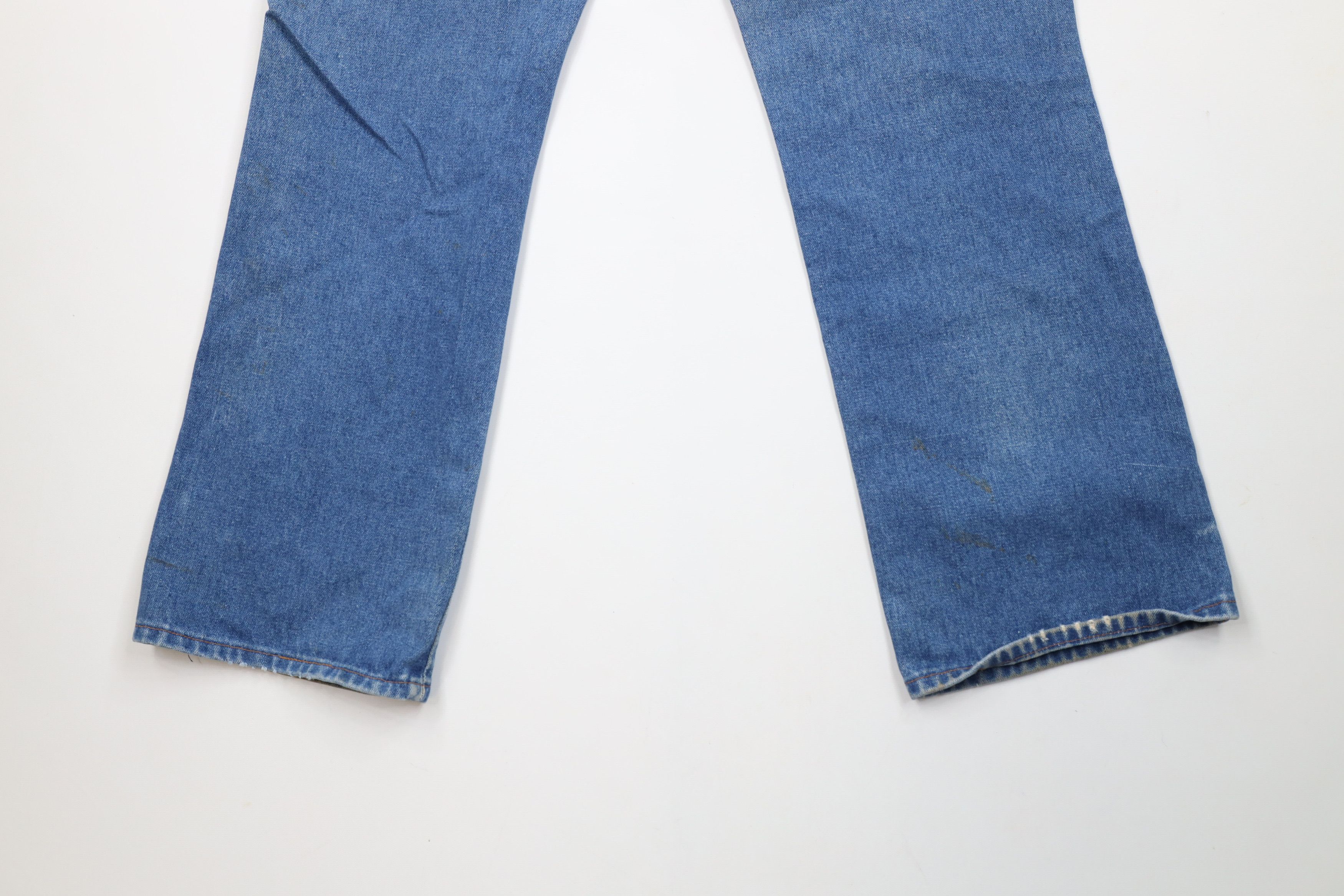 Vintage × Wrangler Vintage 90s Wrangler Wide Leg Denim Jeans Blue Cotton USA Size US 36 / EU 52 - 14 Thumbnail