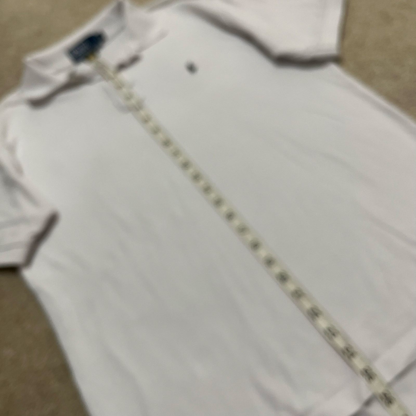 Polo Ralph Lauren Polo Ralph Lauren Solid White Polo Shirt Medium Size US M / EU 48-50 / 2 - 5 Thumbnail
