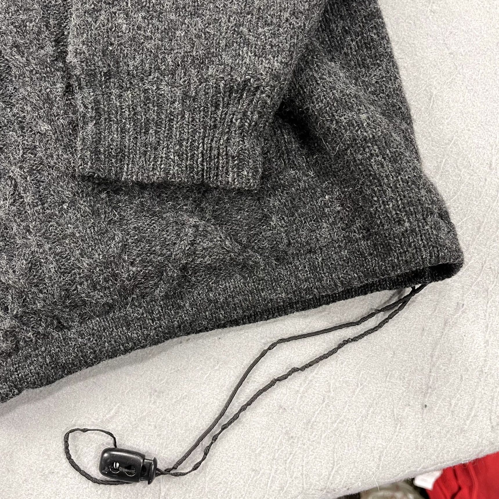 Vintage VINTAGE Carraigdonn Sweater Womens XL Gray Cardigan Cable-Knit Wool Zip Ireland Size XL / US 12-14 / IT 48-50 - 4 Thumbnail