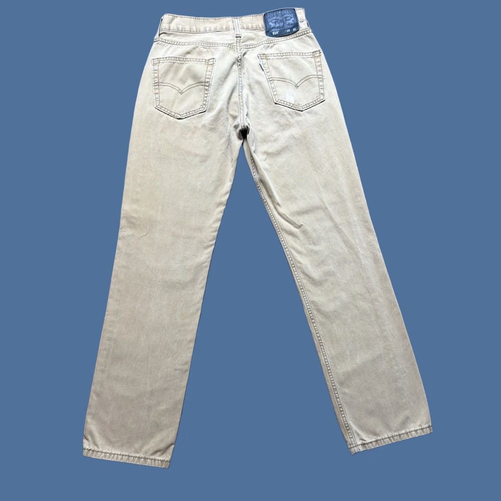 Levi's Levi's 514 Mens Slim Straight Fit Khakis Pants Cotton Chino Brown 29X30 Jeans Hat Size US 29 - 1 Thumbnail