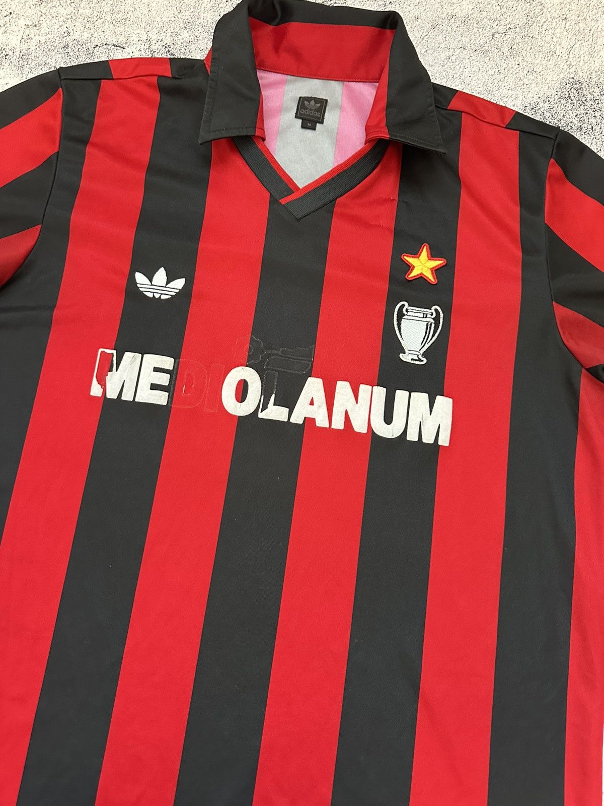 Vintage Vintage Milan 1990-1991 Adidas Jersey UEFA Super Cup Size US M / EU 48-50 / 2 - 5 Thumbnail