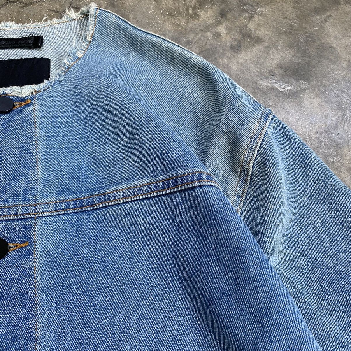 Alexander Wang 2000s Alexander Wang Riped Denim Jacket Size US L / EU 52-54 / 3 - 4 Thumbnail