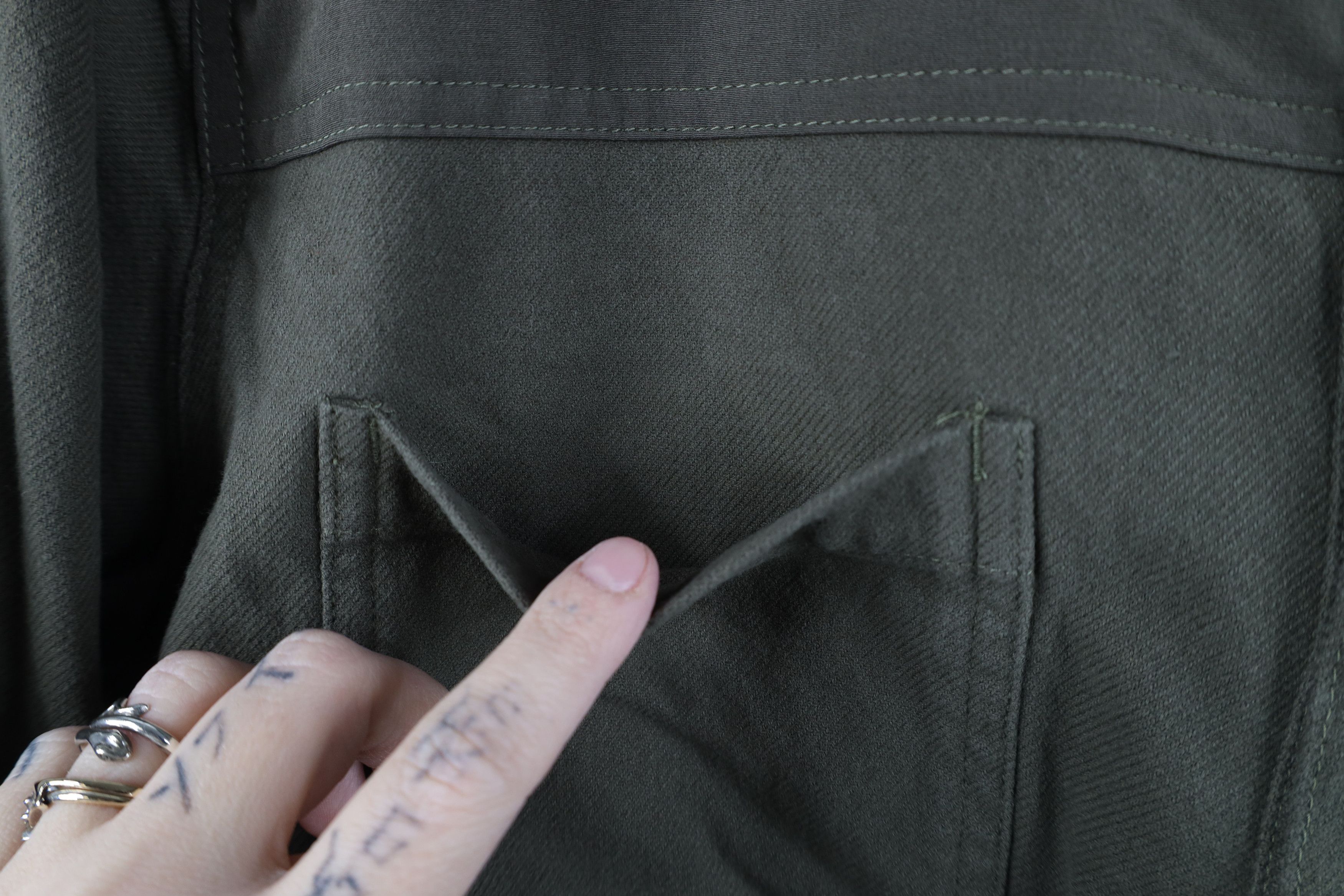 Vintage 5.11 Tactical Series Long Sleeve Button Shirt Olive Green Size US L / EU 52-54 / 3 - 6 Thumbnail