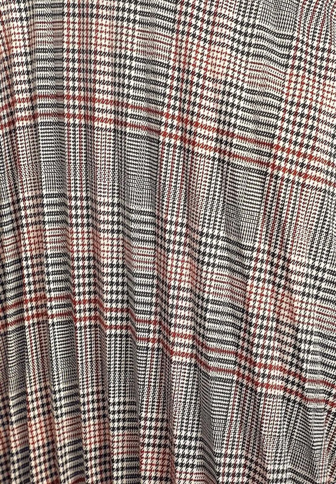 Lulus LULUS Multi Plaid Pleated Mid Skirt (SMALL) Size 28" / US 6 / IT 42 - 5 Thumbnail