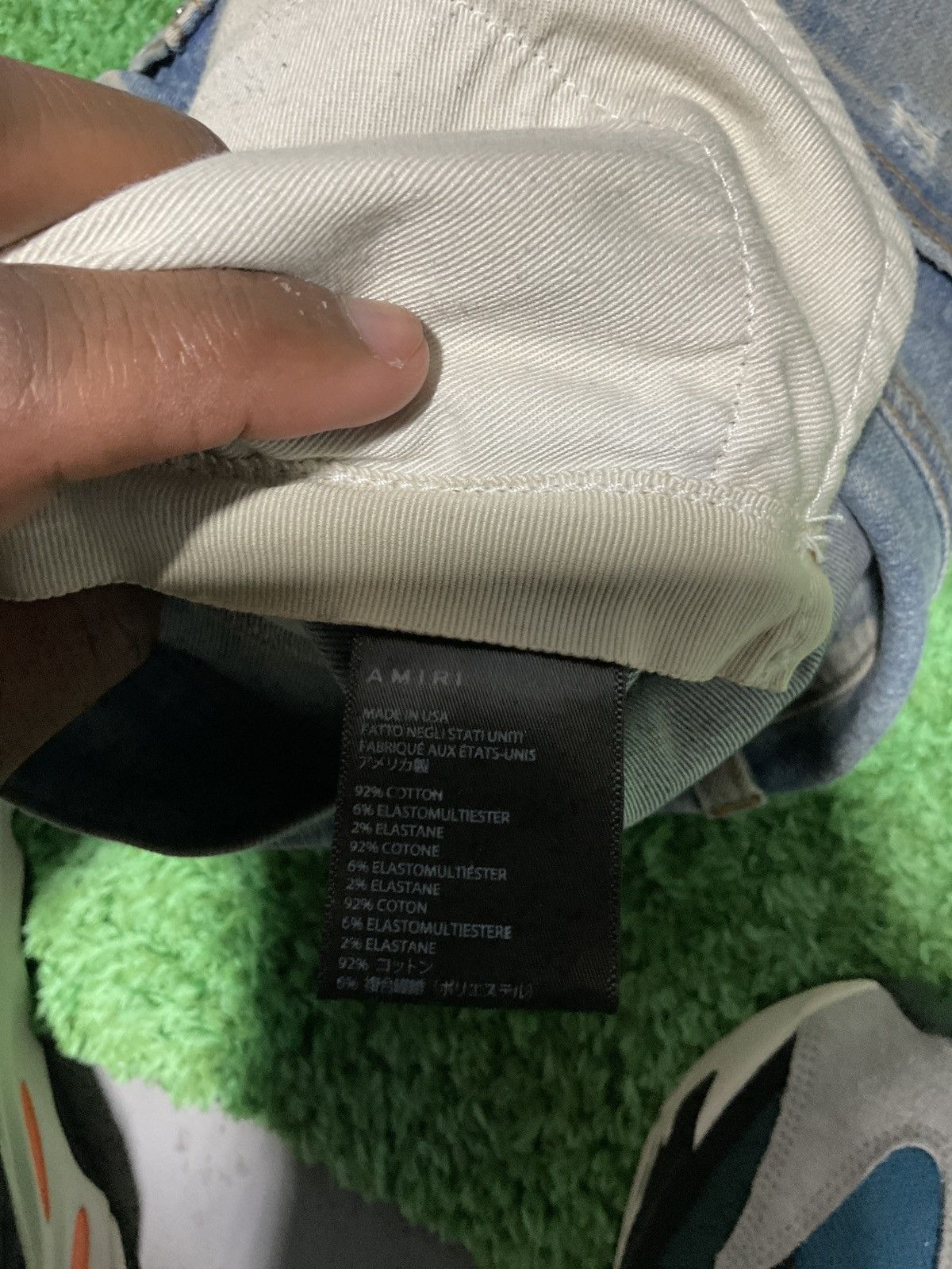 Amiri Amiri mx1 pink sparkle patch Size US 33 - 4 Thumbnail