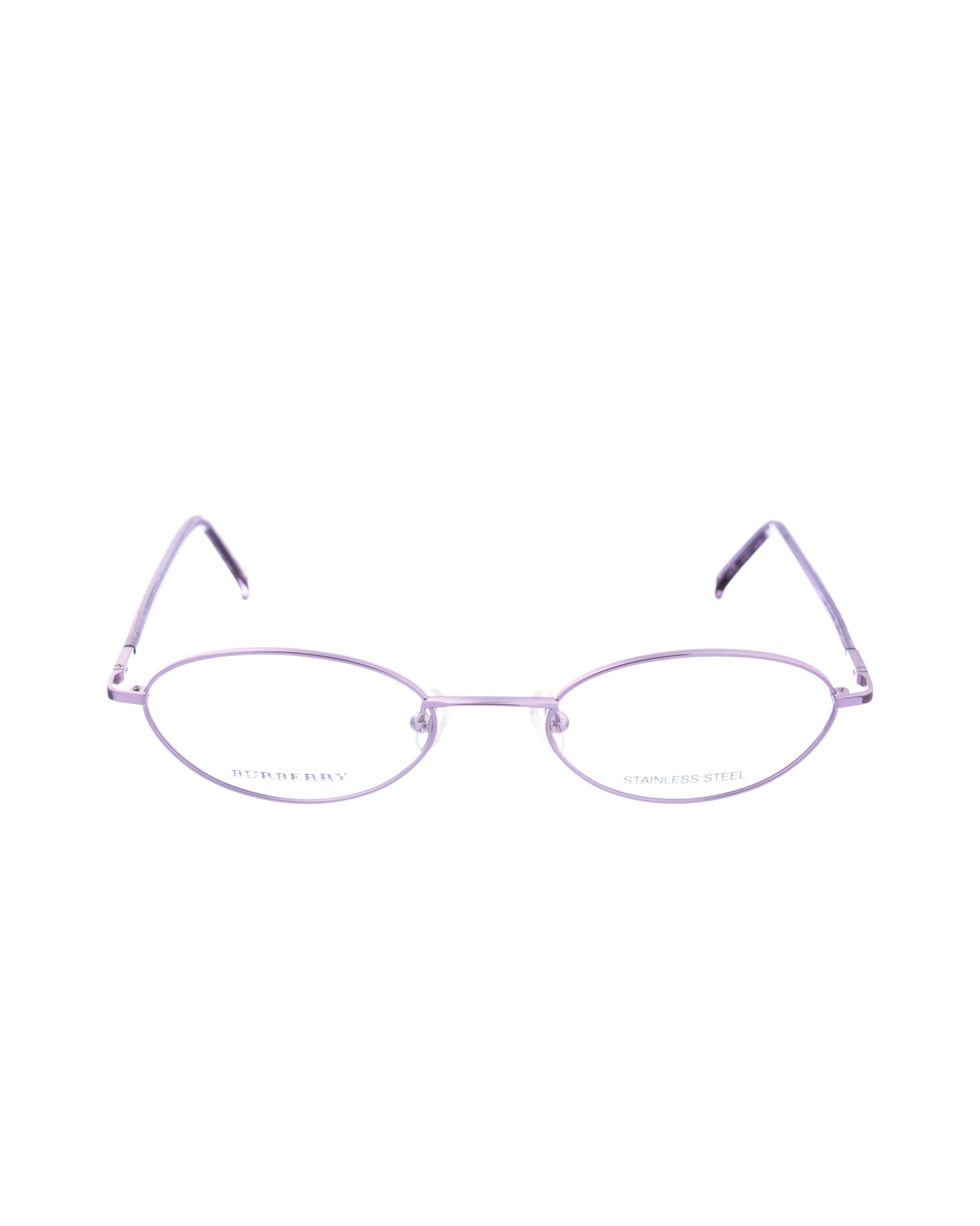 Burberry 90s Pink Metallic Oval Classic Glasses