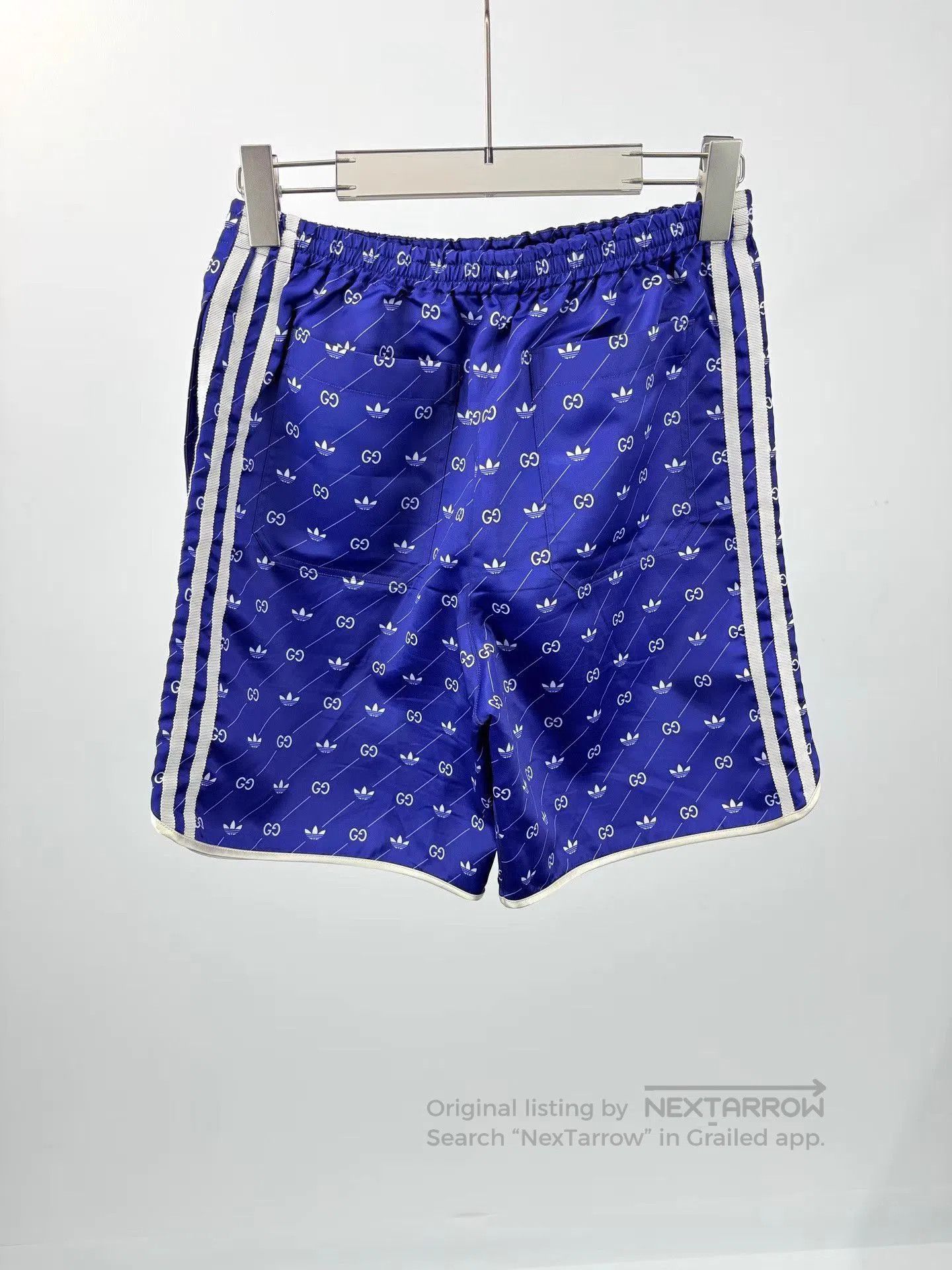 Gucci Blue Patterned Shorts Size 28. Size US 28 / EU 44 - 2 Thumbnail