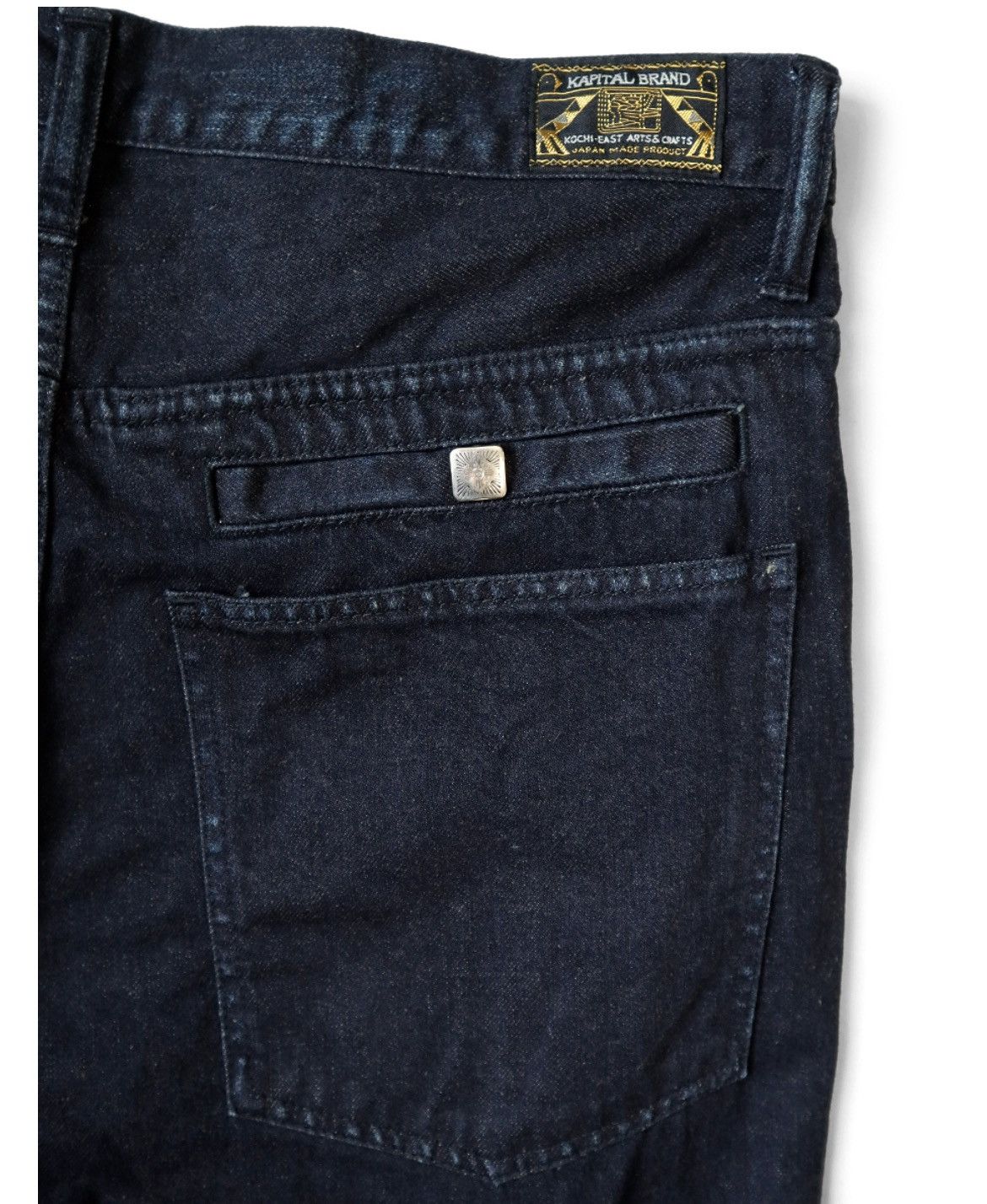 Kapital Kapital 14oz black Denim Port Baggy Pants size 3 Size US 34 / EU 50 - 7 Thumbnail