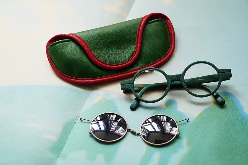 Kenzo KENZO Green celluloid pilot glasses Size ONE SIZE - 7 Thumbnail