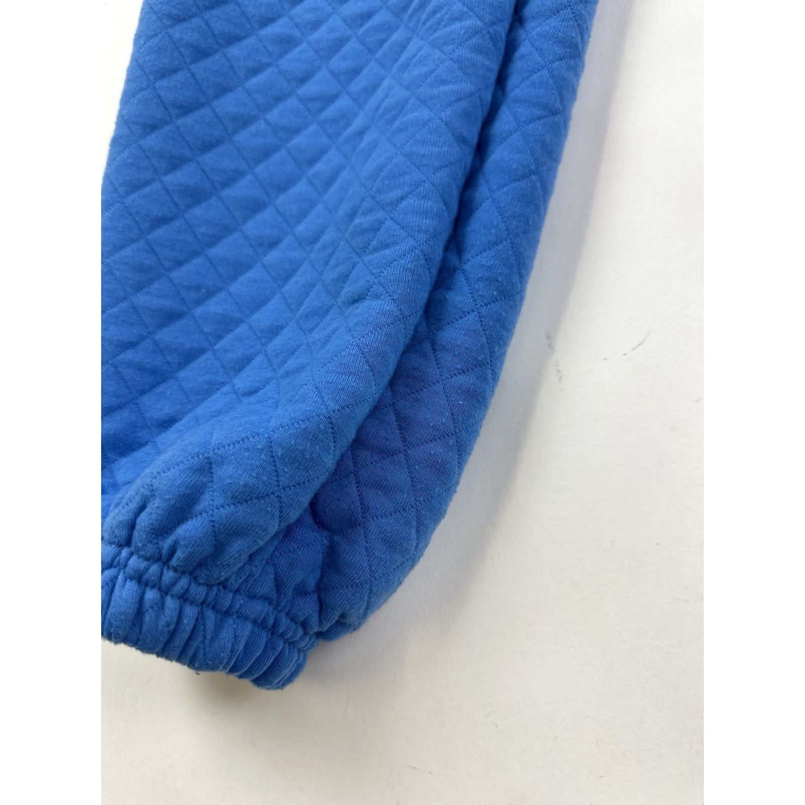 PRINCESS POLLY Princess Polly Sweatpants Women’s 0 Blue Quilted Tapered Leg Casual Athletic Size 25" / US 0 / IT 36 - 3 Thumbnail