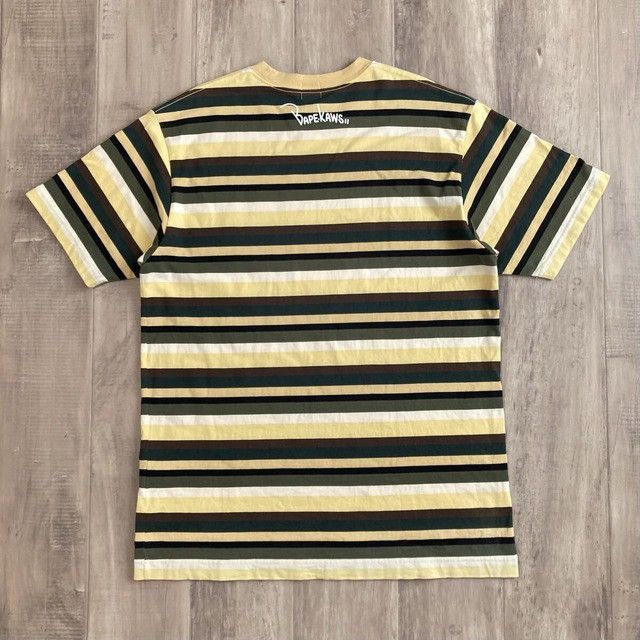 Bape × Kaws BAPE × KAWS Bendy College Logo T-Shirt a bathing ape NIGO Size US L / EU 52-54 / 3 - 4 Thumbnail