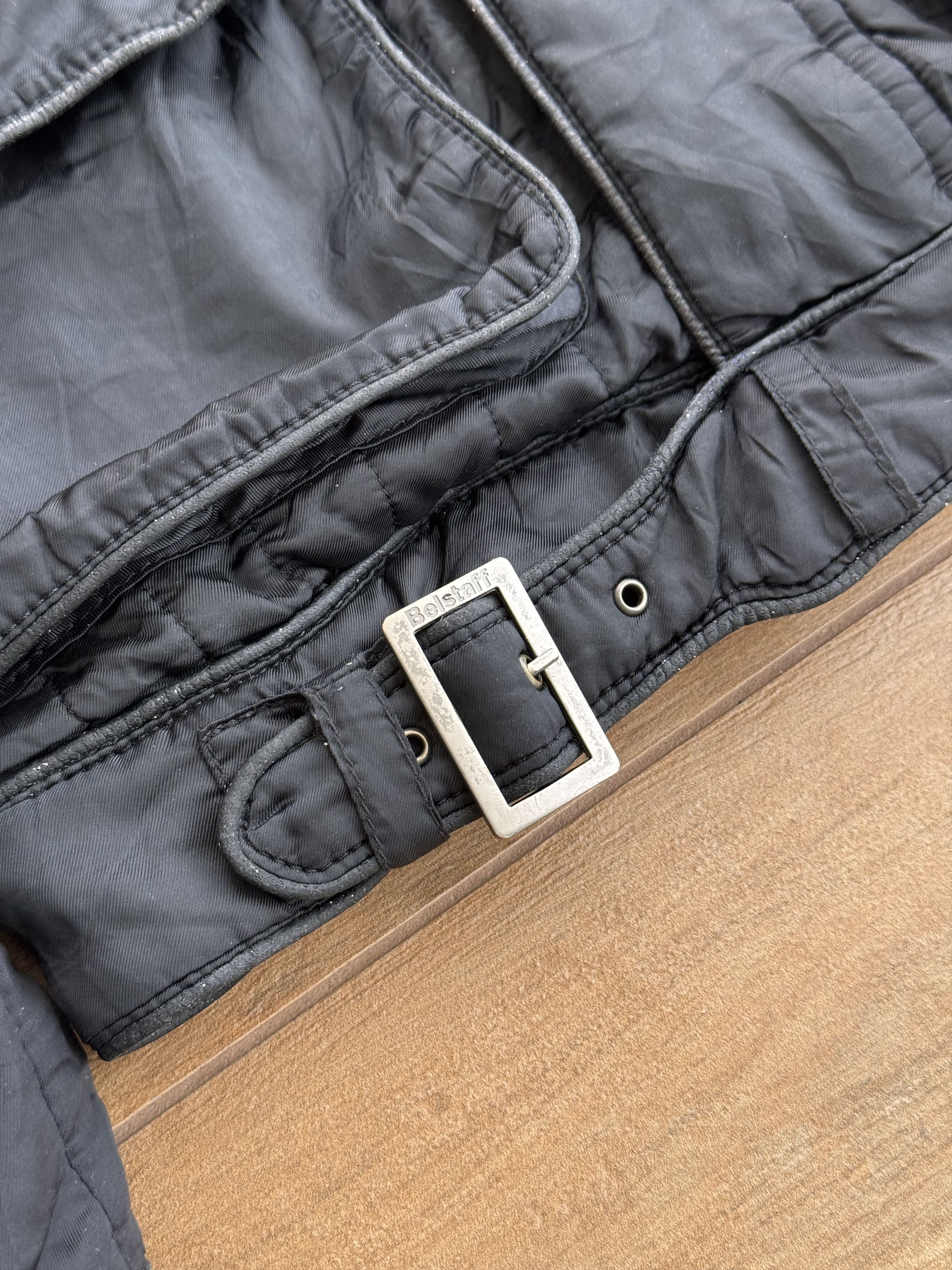 Belstaff × Vintage Vintage Belstaff Nylon Black Label Moto W' Jacket Size M / US 6-8 / IT 42-44 - 7 Thumbnail