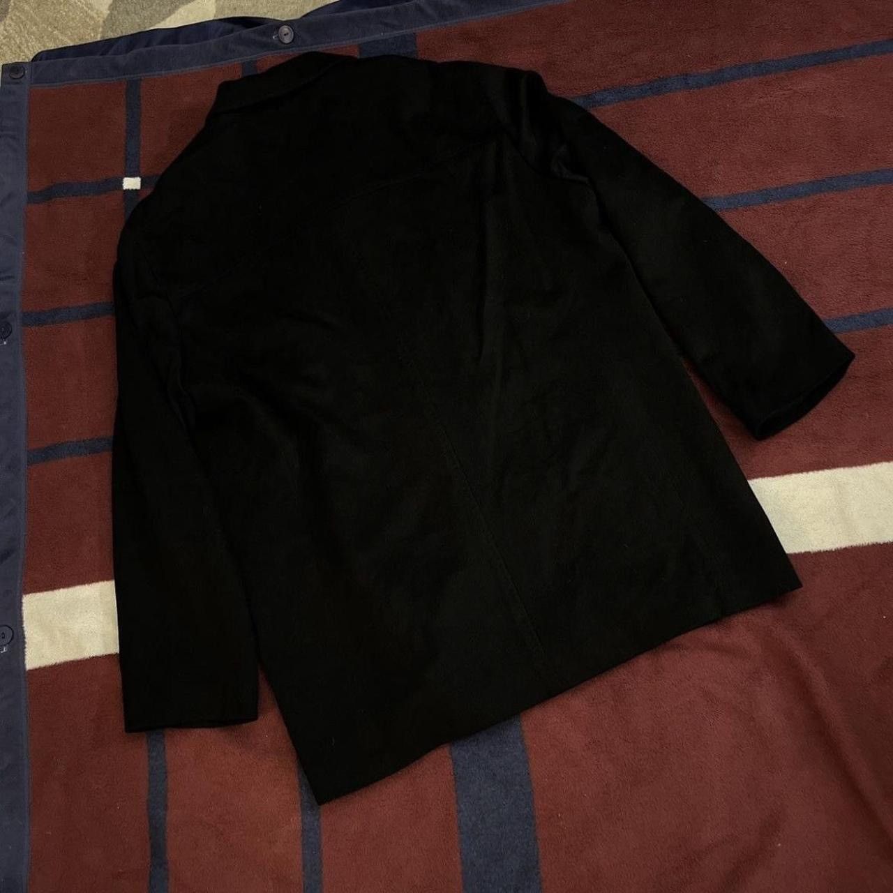 Ermenegildo Zegna Ermenegildo Zegna Black Cashmere Trench Coat Jacket Very Size US XXL / EU 58 / 5 - 3 Thumbnail