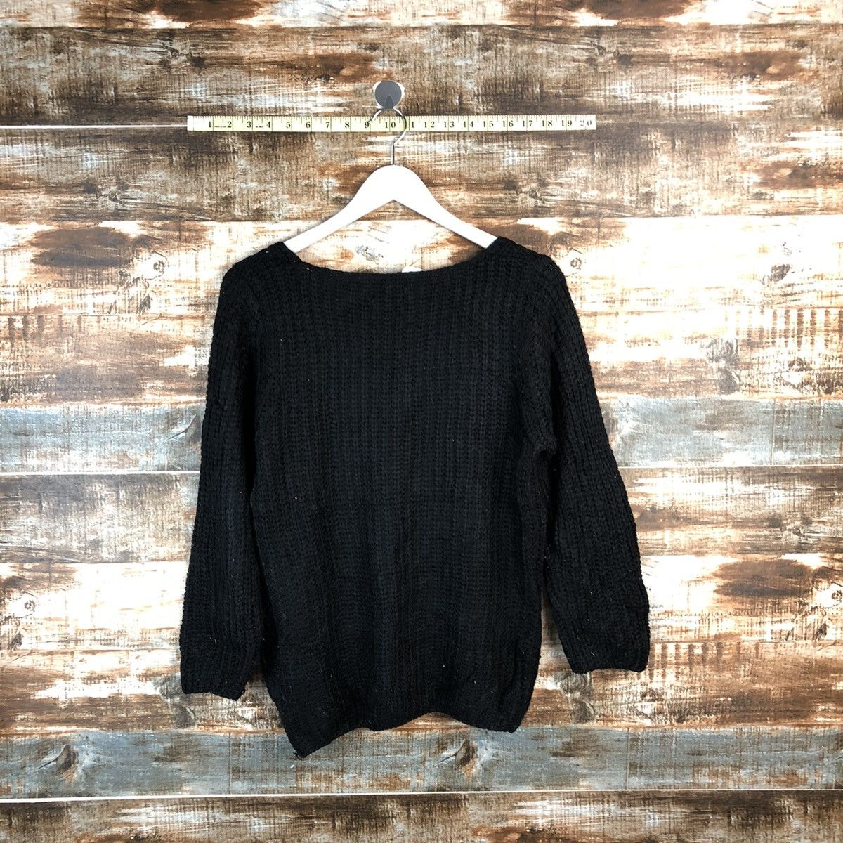 Homespun Knitwear × Japanese Brand Spica Black Knitwear #A2210 Size M / US 6-8 / IT 42-44 - 11 Thumbnail